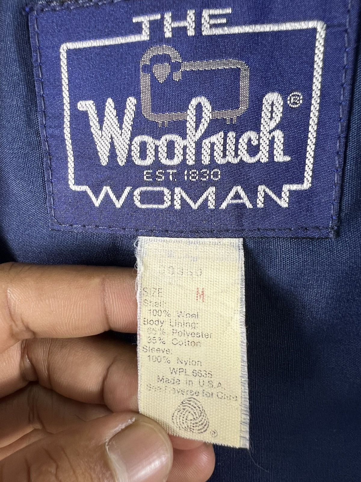 Vintage 🔥 Vintage 90's Woolrich Woman Made ij USA Barncoat - M Size M / US 6-8 / IT 42-44 - 11 Thumbnail