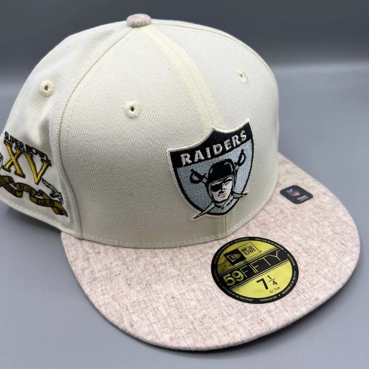 New Era Las Vegas Raiders Hat Men 7 1/4 Superbowl XV 59Fifty New Era Size ONE SIZE - 1 Thumbnail