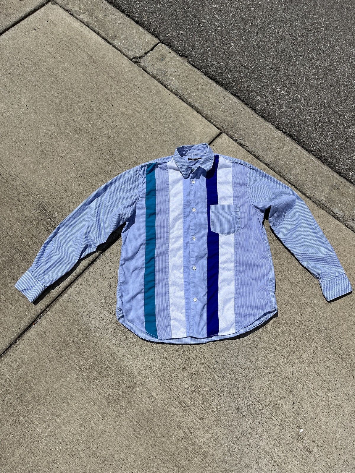 Comme des Garcons Comme Des Garcons SS20 Striped Shirt (unisex) Size US M / EU 48-50 / 2 - 4 Thumbnail