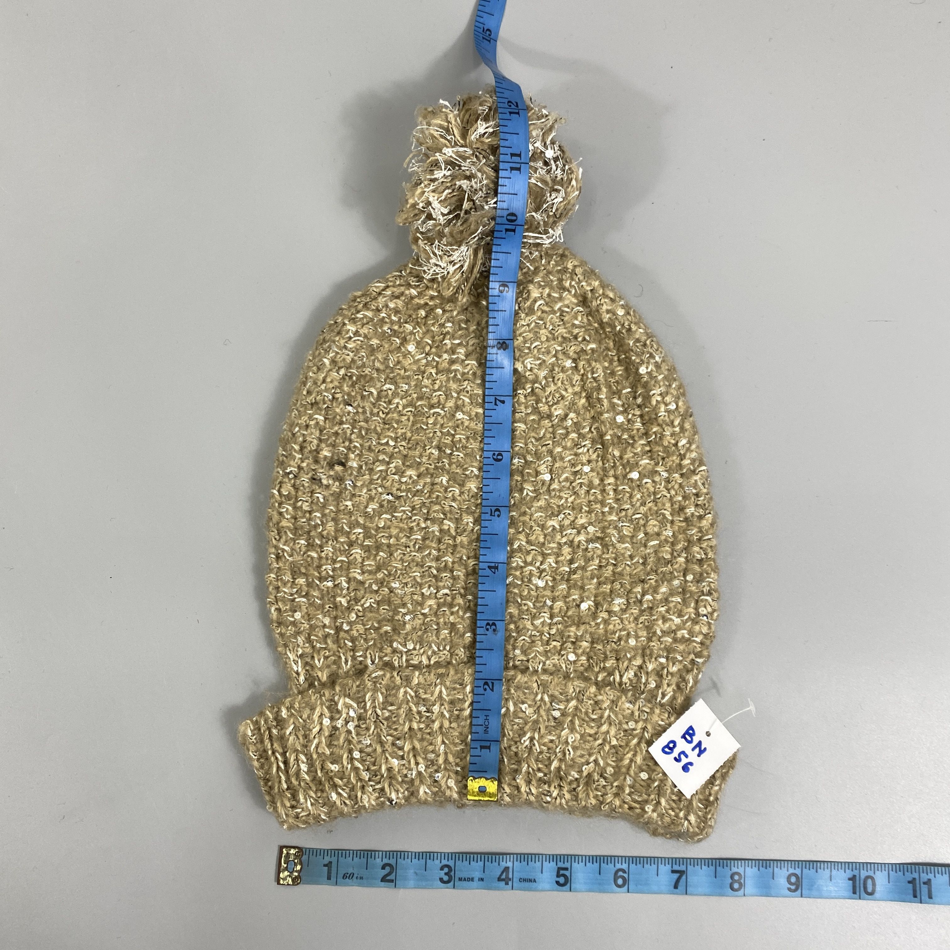 Japanese Brand Japanese Brand Knitted Beanie Hat Pom Pom -BN856 Size ONE SIZE - 5 Thumbnail