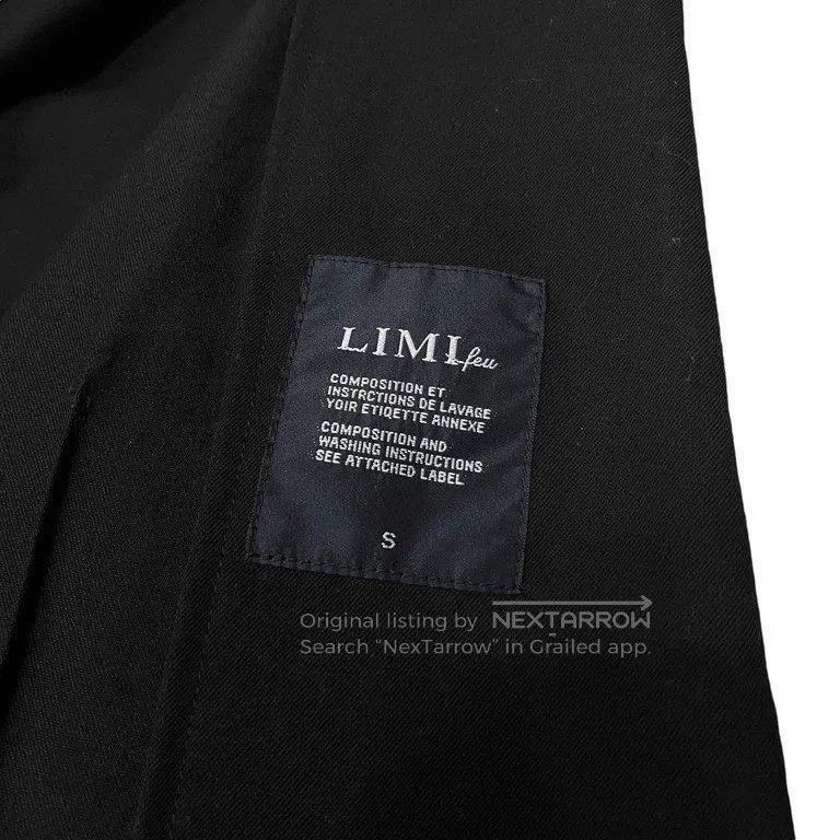 Yohji Yamamoto Yohji Yamamoto Black Wool Long Jacket with Tie Size US S / EU 44-46 / 1 - 4 Thumbnail