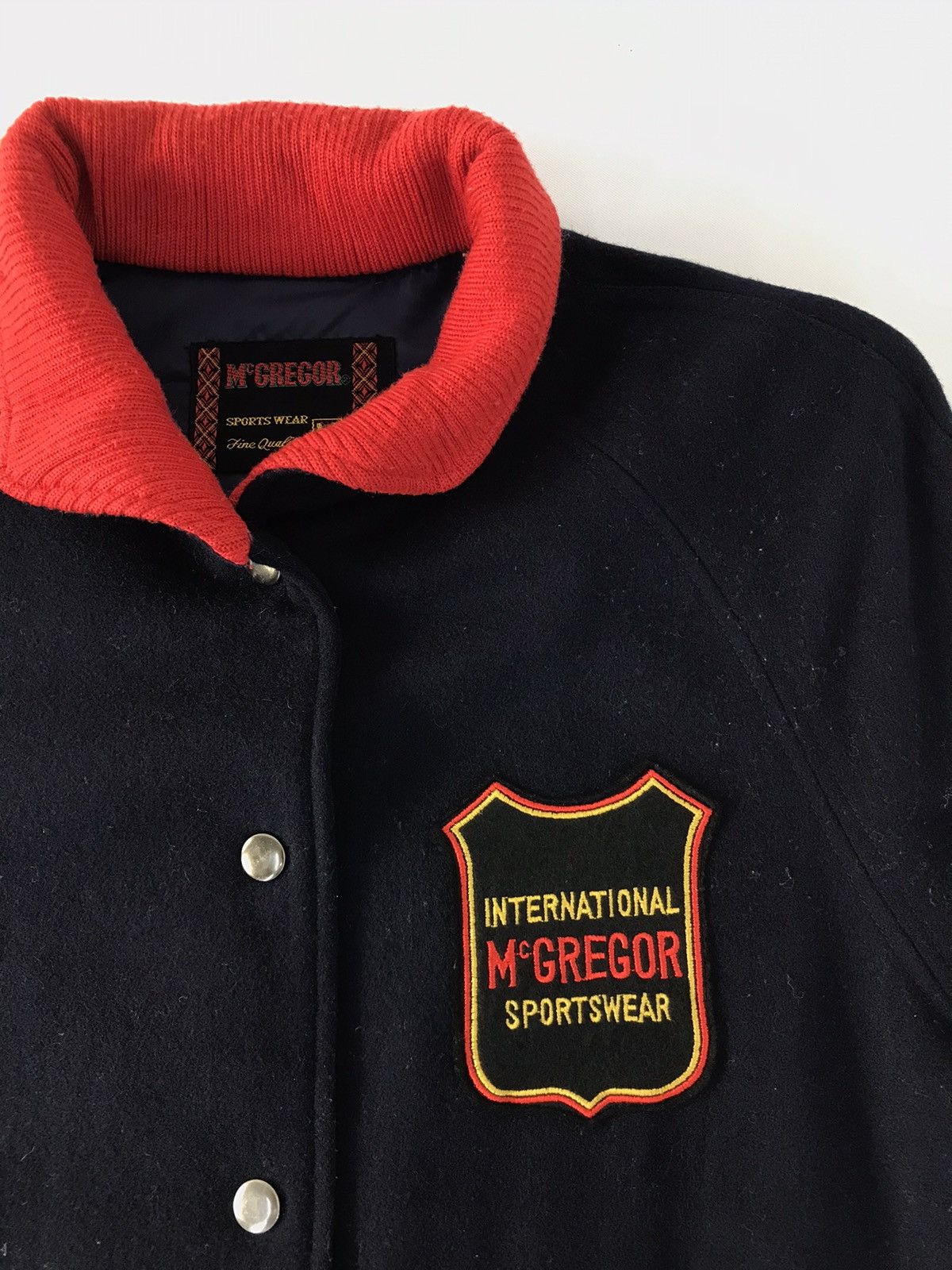 McGregor × Vintage Vintage McGregor Sportwear Unisex Varsity Jacket Snap Button Size US M / EU 48-50 / 2 - 4 Thumbnail