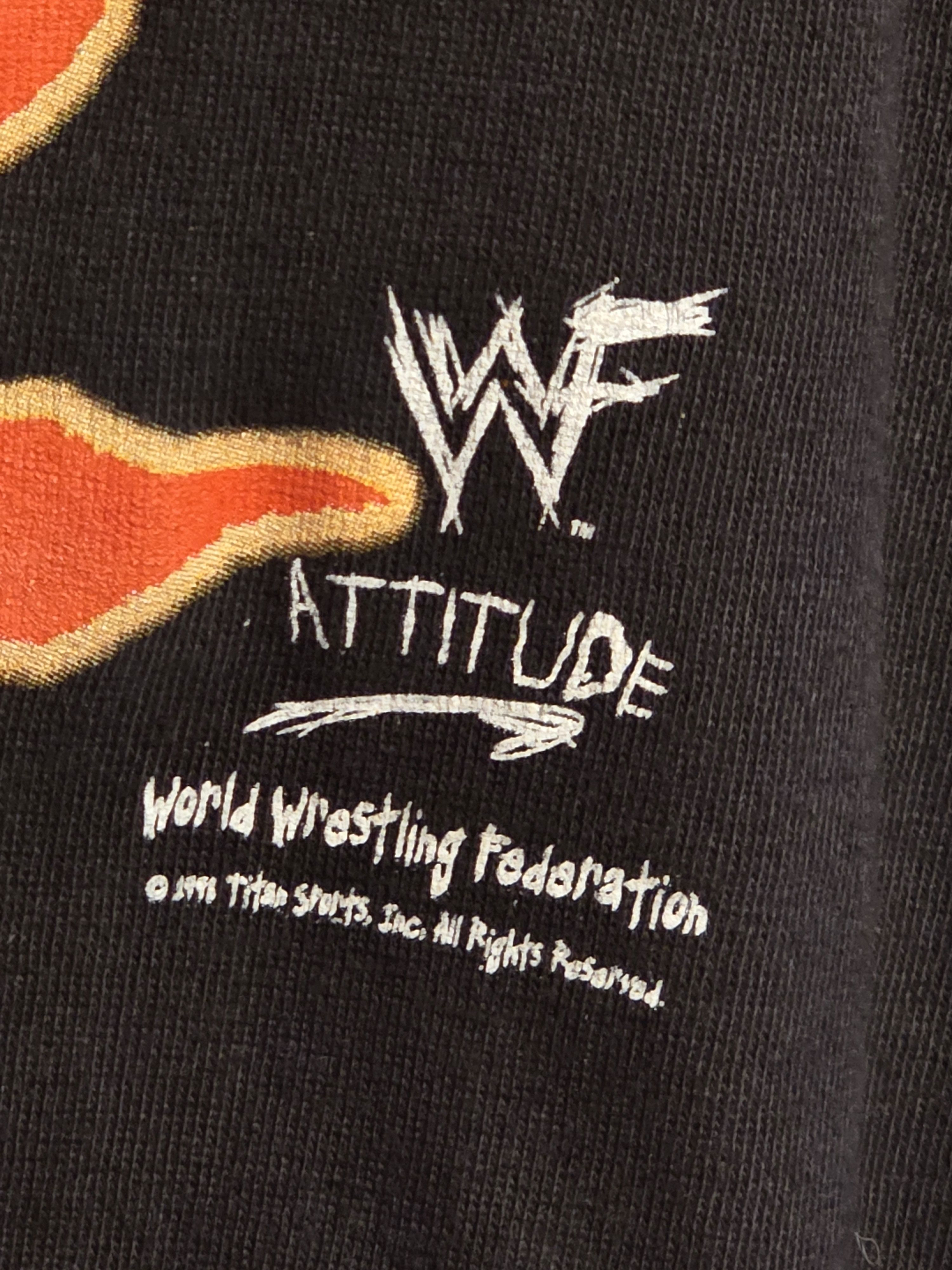 Vintage × WWF 1998 The Rock Vintage T-Shirt Size US M / EU 48-50 / 2 - 3 Thumbnail