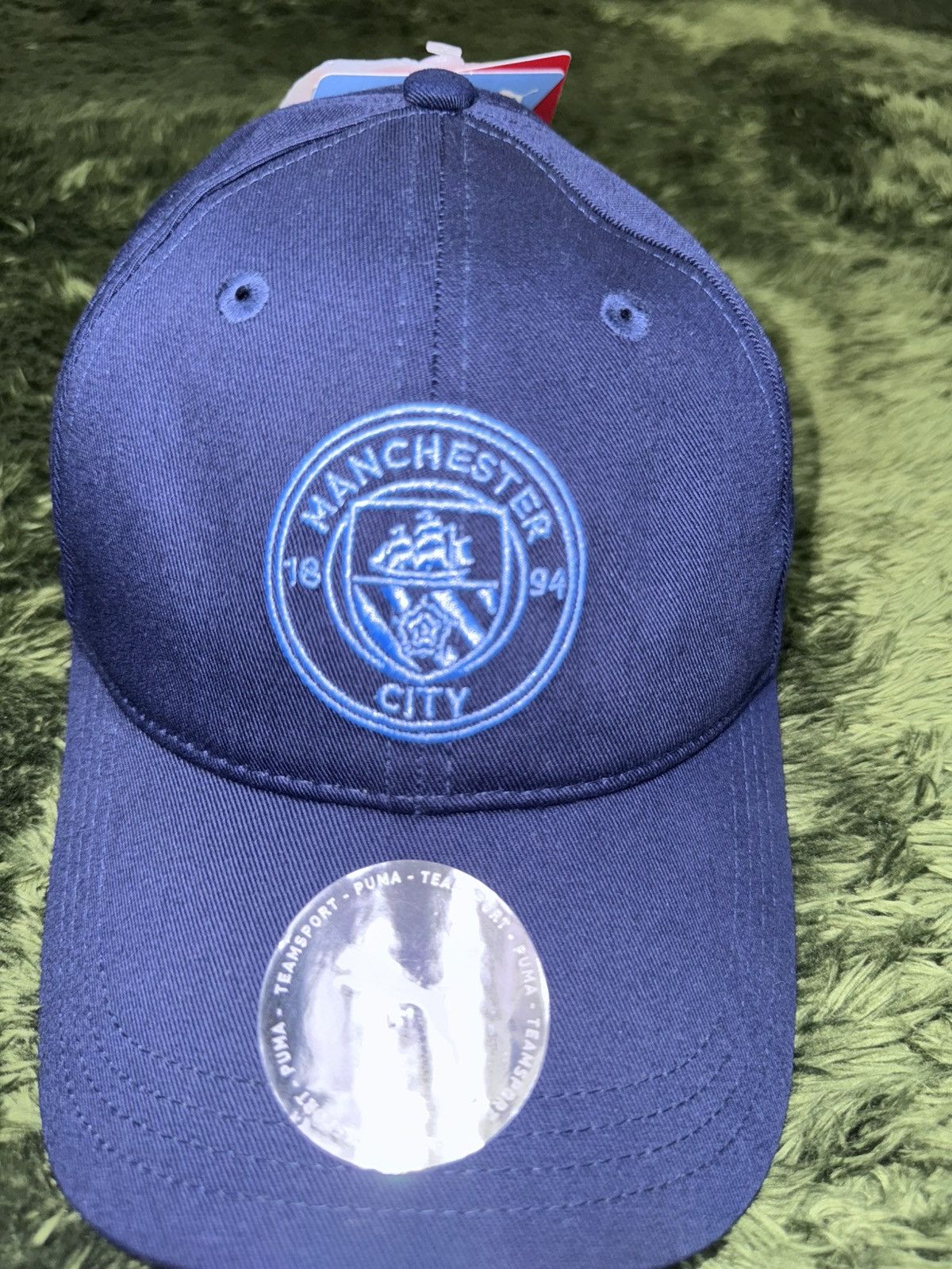 Puma [OS] puma mancity mcfc embroidery logo cap navy Size ONE SIZE - 6 Thumbnail