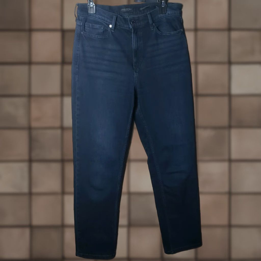 Banana Republic Banana Republic Premium Denim High-Rise Straight Jeans Size 30L Women Size 30" / US 8 / IT 44 - 1 Thumbnail