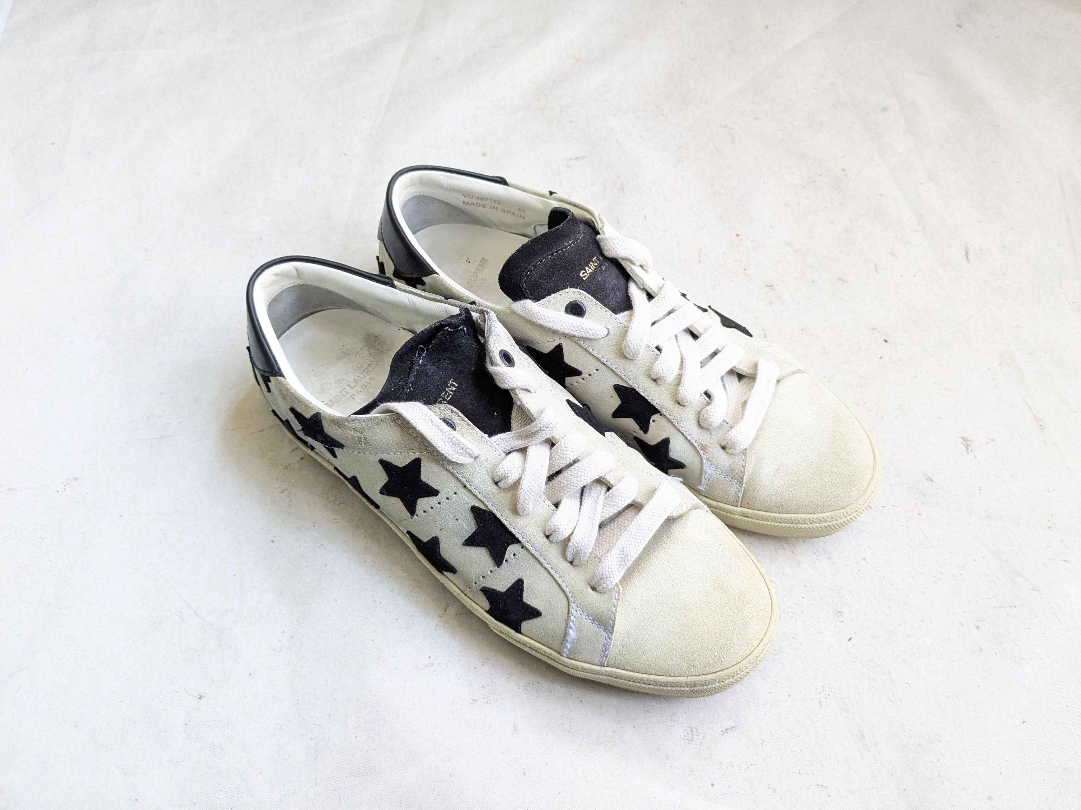 Saint Laurent Paris Saint Laurent Paris Stars 8 41 Low Rops Canvas Size US 8 / EU 41 - 1 Thumbnail