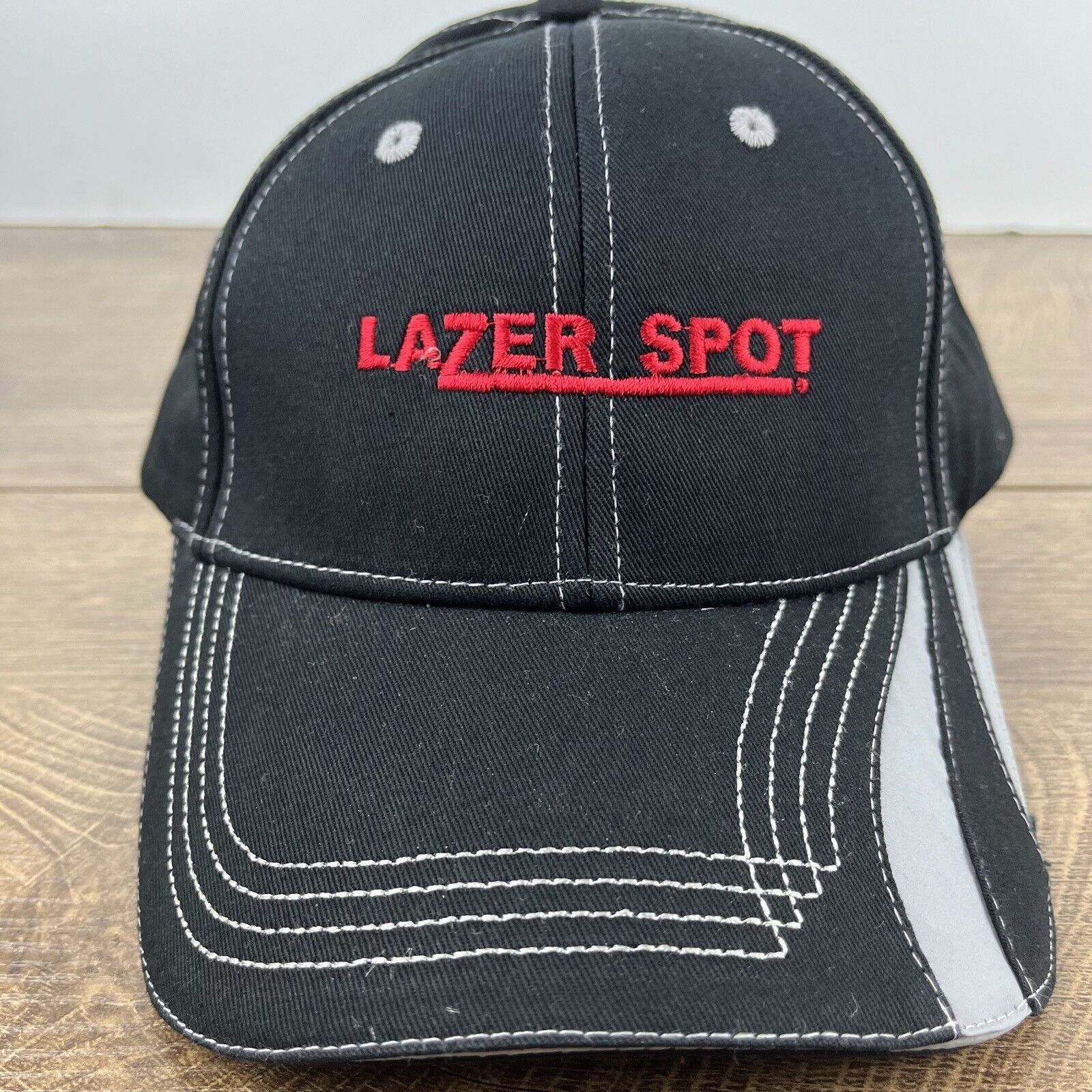 Other Lazer Spot Hat Black Cap Hat Adjustable Hat Black Adult Hat Size ONE SIZE - 4 Thumbnail