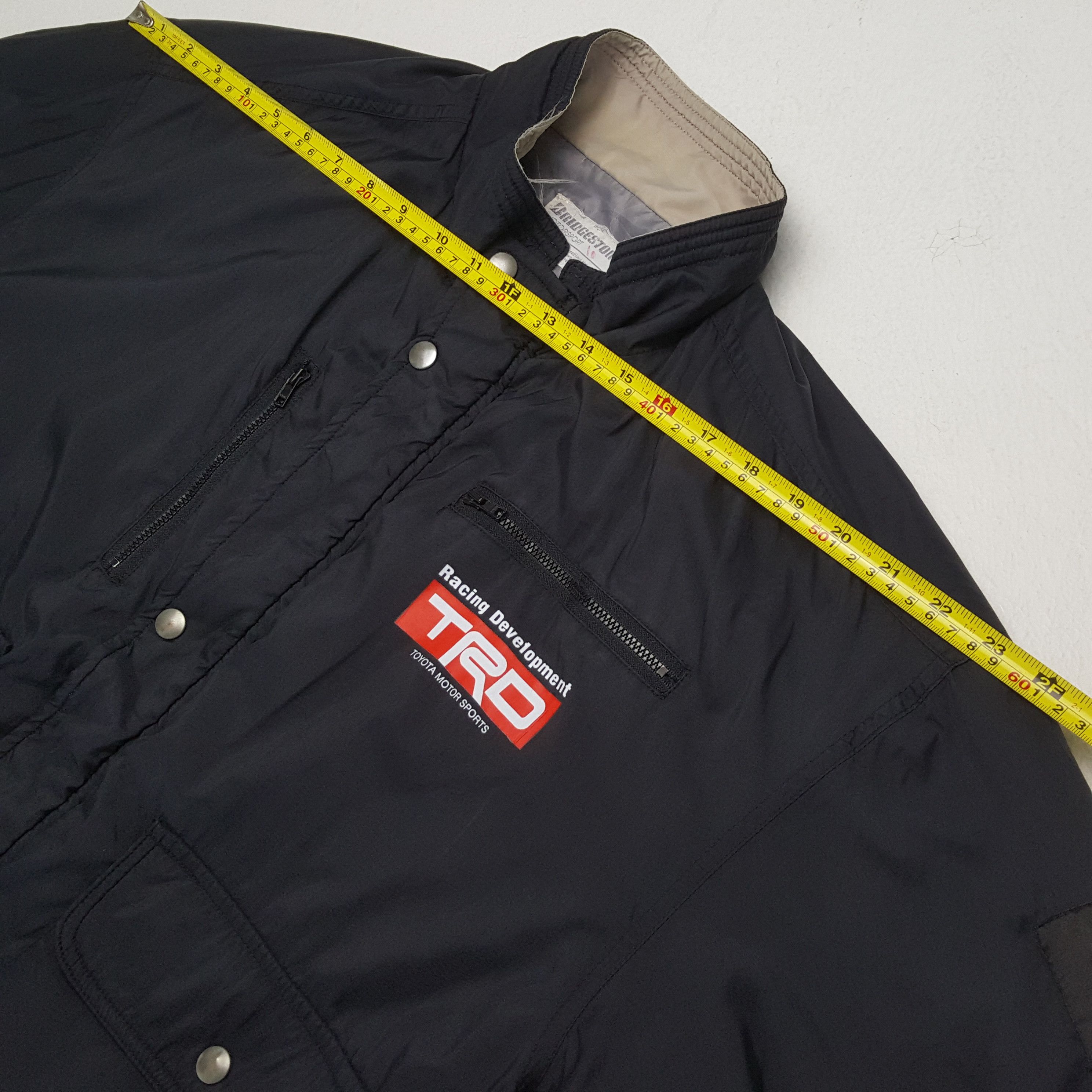 Japanese Brand × Vintage BRIDGESTONE X TRD TOYOTA MOTORSPORTS Custom Art Jacket Size US XL / EU 56 / 4 - 5 Thumbnail