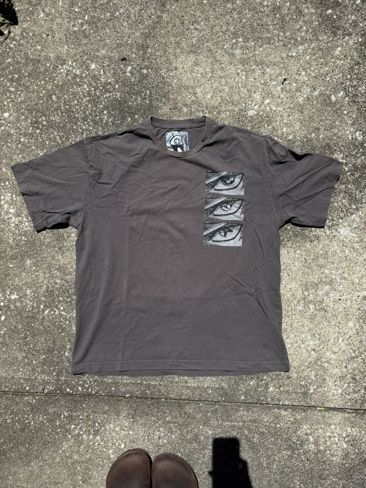 Anime Naruto Charcoal Gray Crewneck Tee LV Sharigan Size US L / EU 52-54 / 3 - 2 Thumbnail