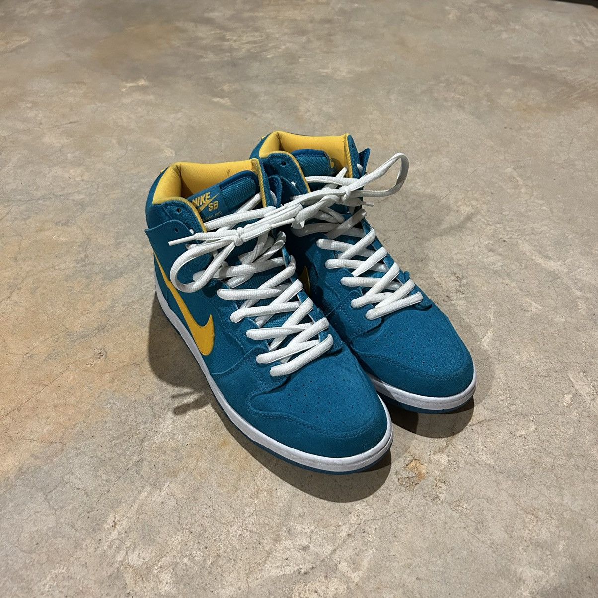 Nike Nike Dunk High Pro SB Tropical Teal 2013 US 12 Size US 12 / EU 45 - 9 Thumbnail