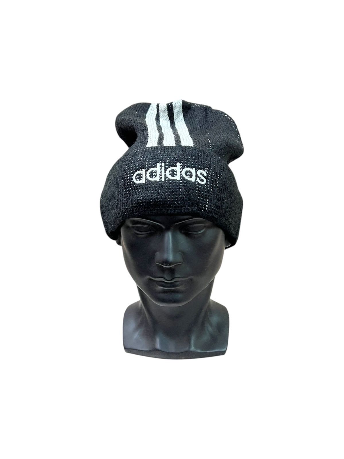 Adidas Vintage Adidas Spell Out Beanie Hats Size ONE SIZE - 1 Thumbnail