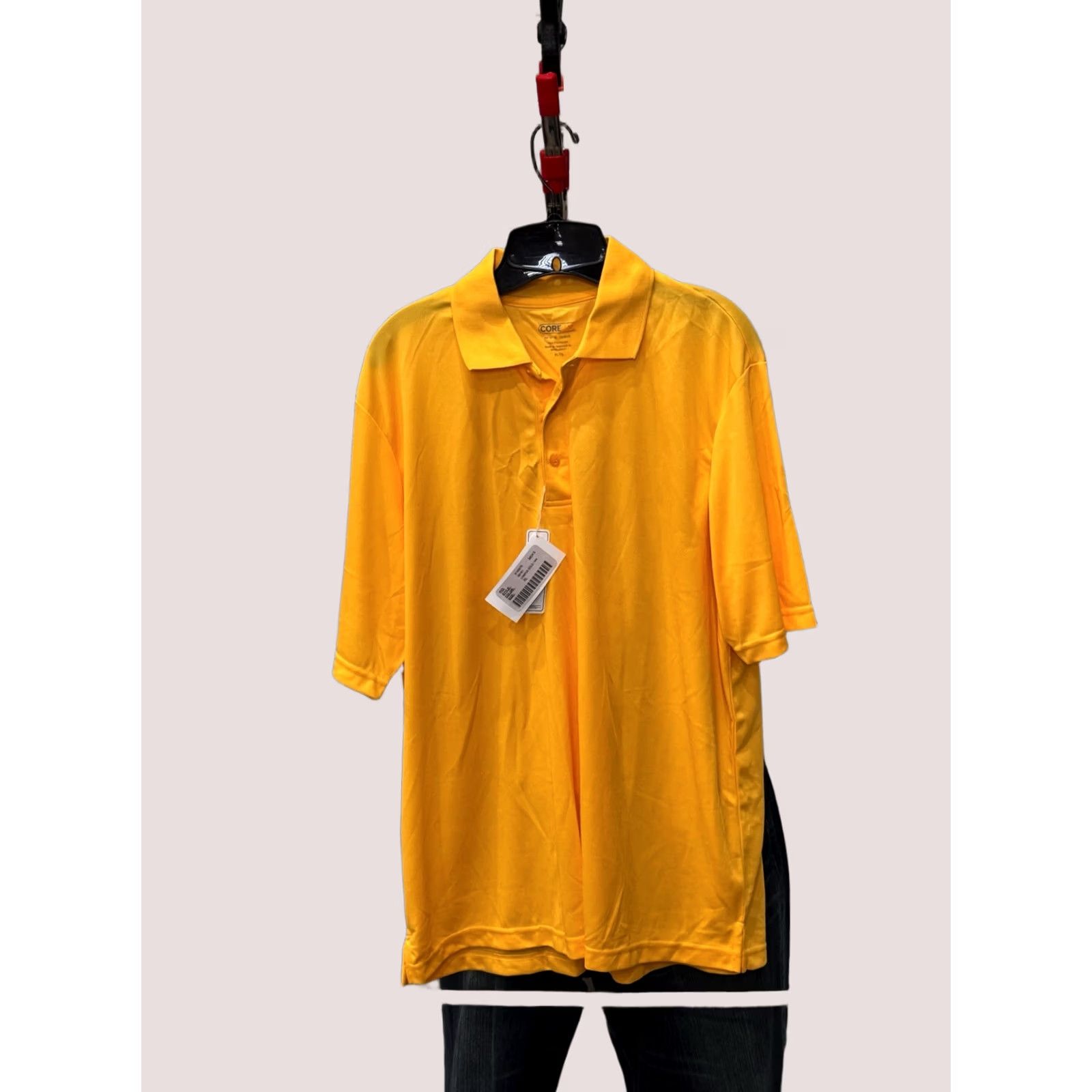 Vintage Core Yellow Poly Golf POLO SHIRT NWT XL Men Size US XL / EU 56 / 4 - 1 Thumbnail