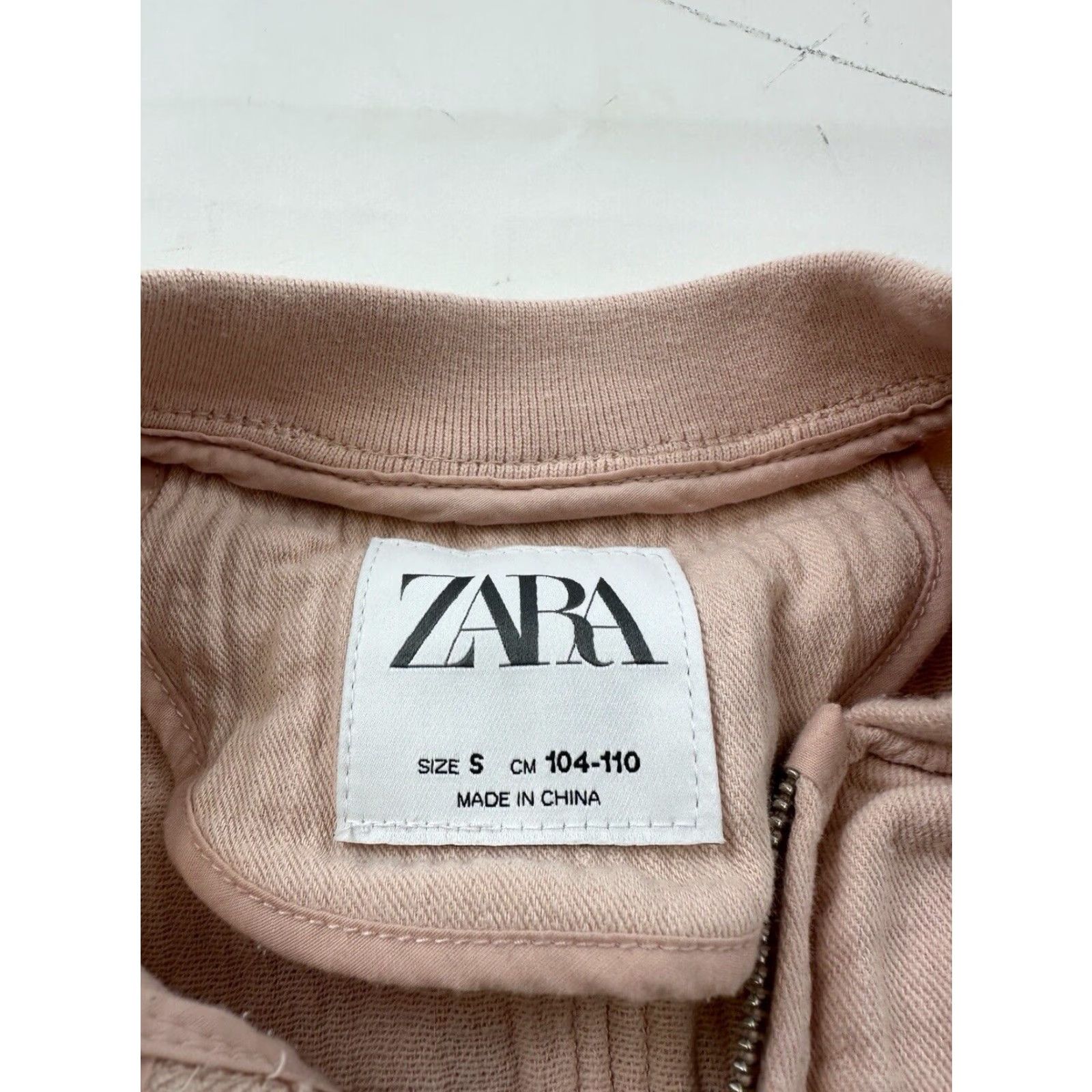 Zara Zara Jacket Womens Small Light Pink Sleeveless Full Zip Cotton Shirt Womens Small Pink Modern Artsy Outdoor Classic 90s Retro Jacket Ladies Women Size S / US 4 / IT 40 - 3 Thumbnail