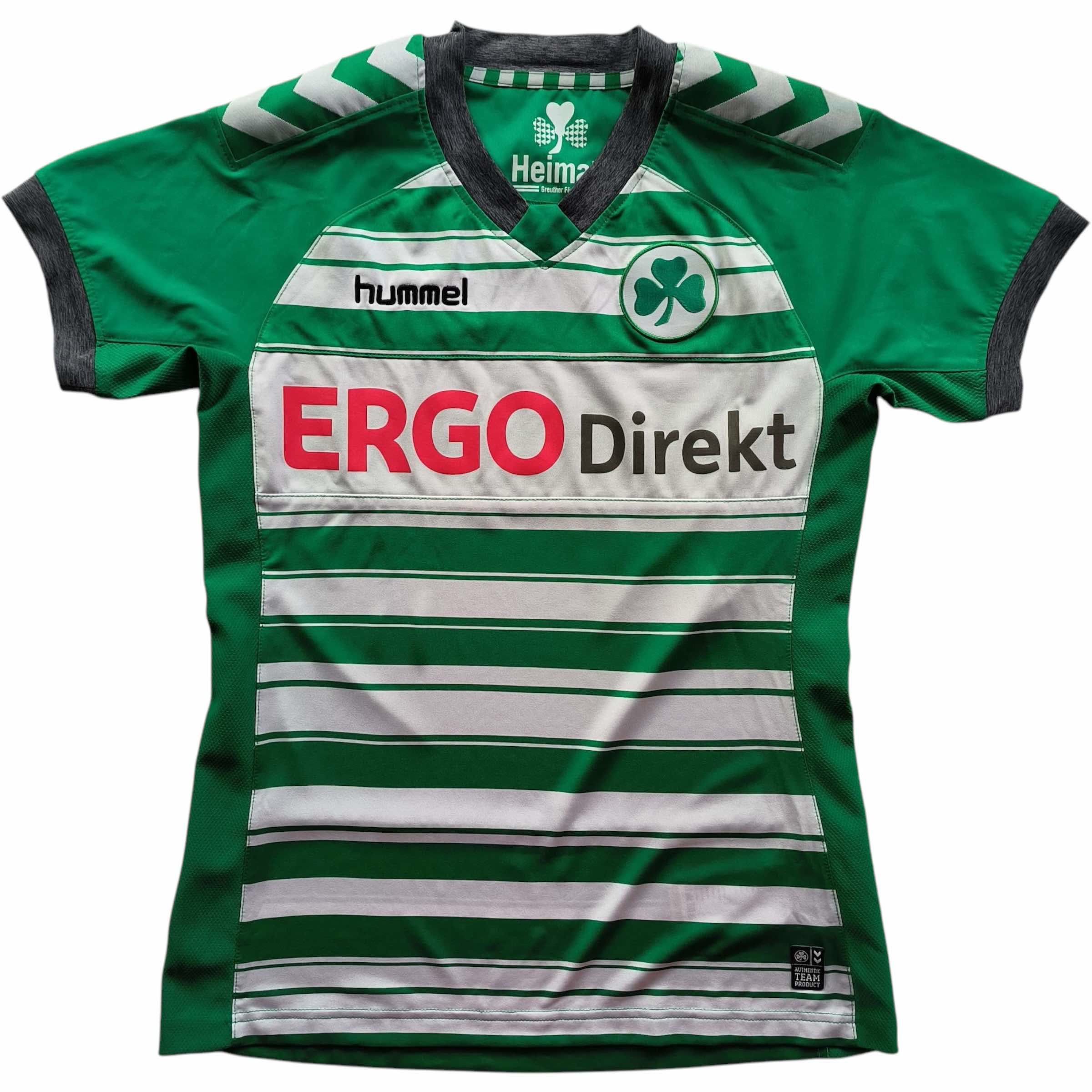 Hummel Greuther Fürth 2013-14 home football jersey size Womens S Size S / US 4 / IT 40 - 1 Thumbnail