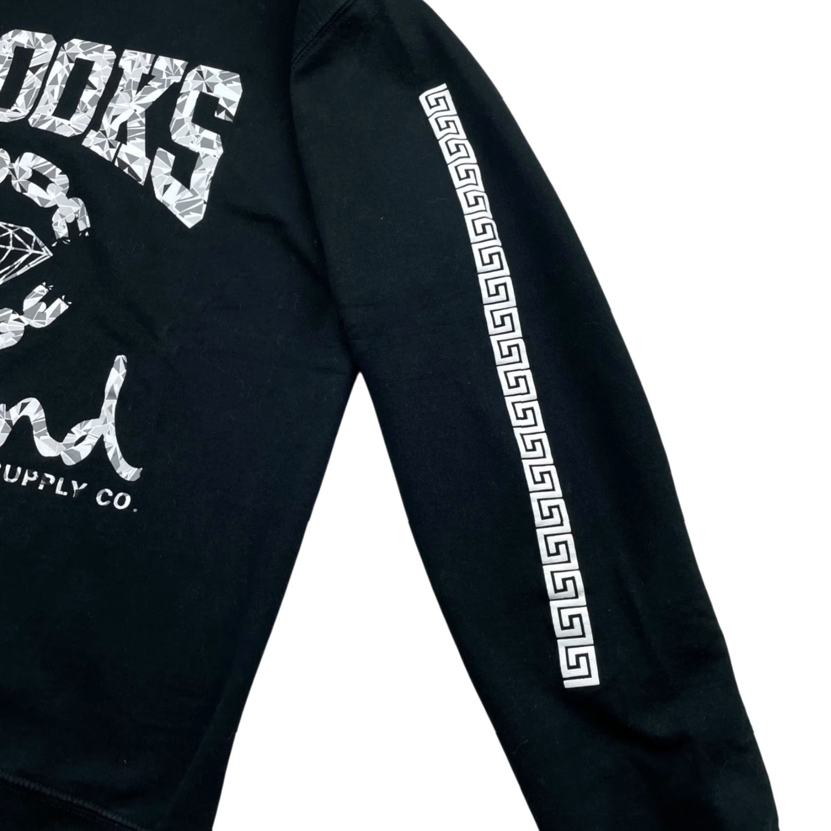 Diamond Supply Co. Diamond Supply x Crooks & Castles Sweatshirt Men's Large Black Pullover Size US L / EU 52-54 / 3 - 5 Thumbnail