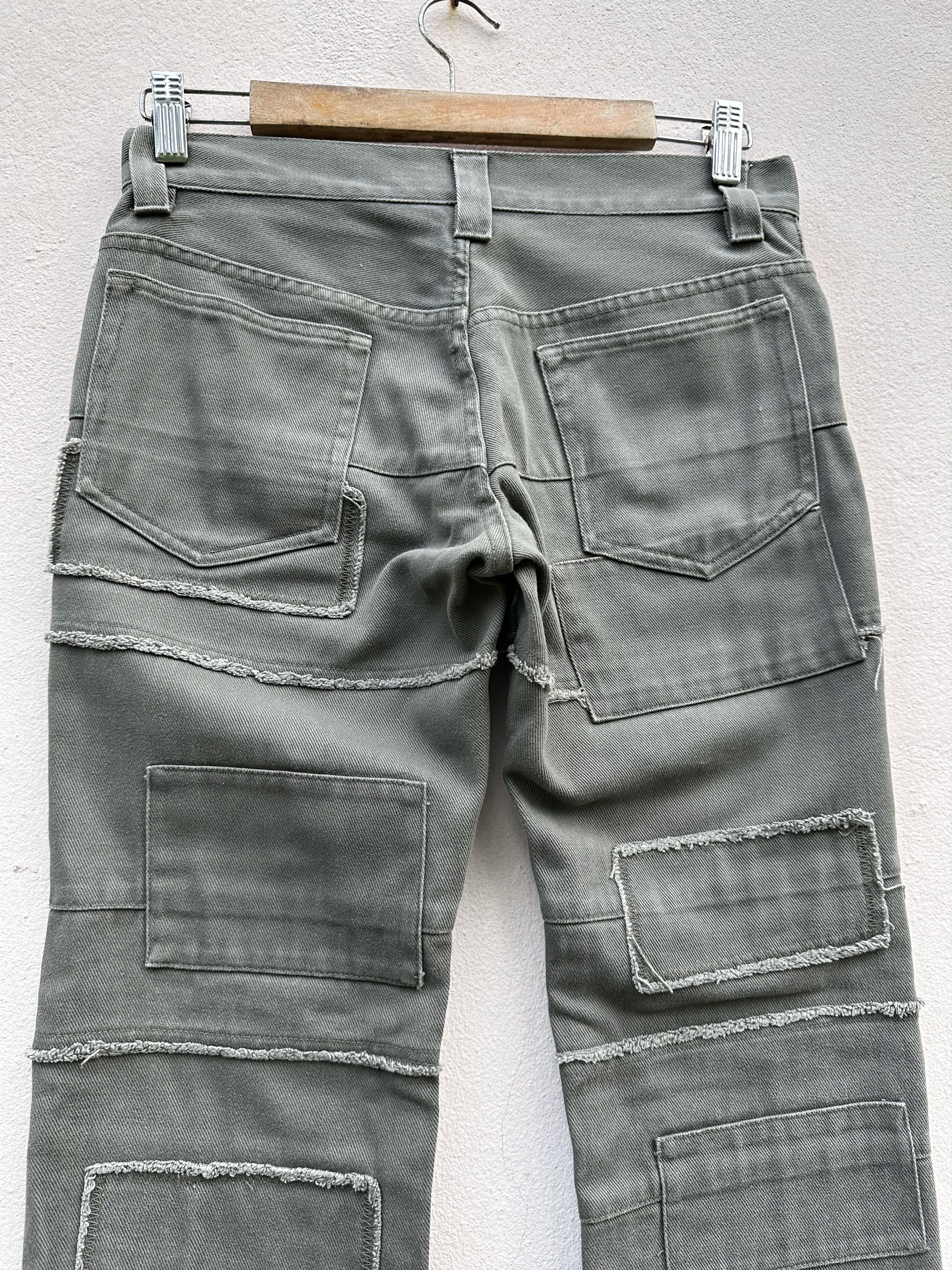 Hysteric Glamour Vintage World Wide Love Patchwork Hagi Denim Jeans Size US 29 - 13 Thumbnail