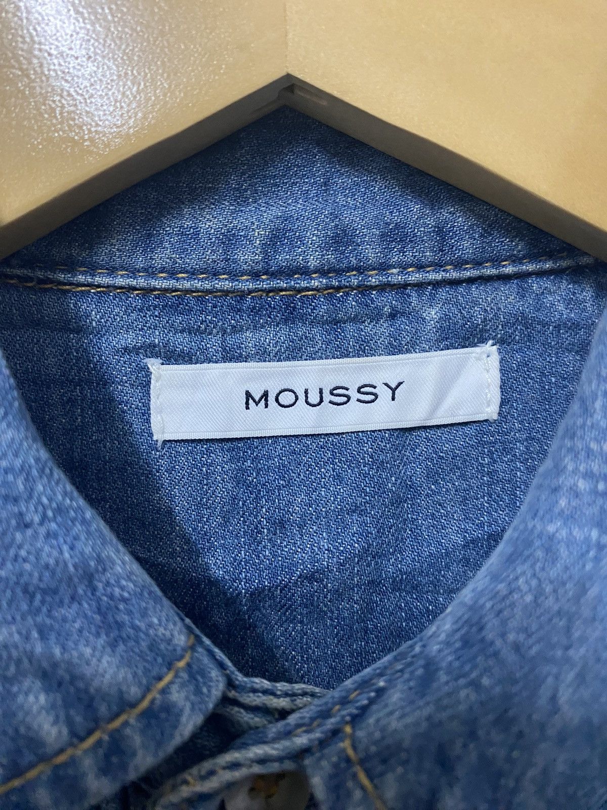 MOUSSY Vintage Moussy Chambray Jeans Button Ups Shirts Size US L / EU 52-54 / 3 - 7 Thumbnail