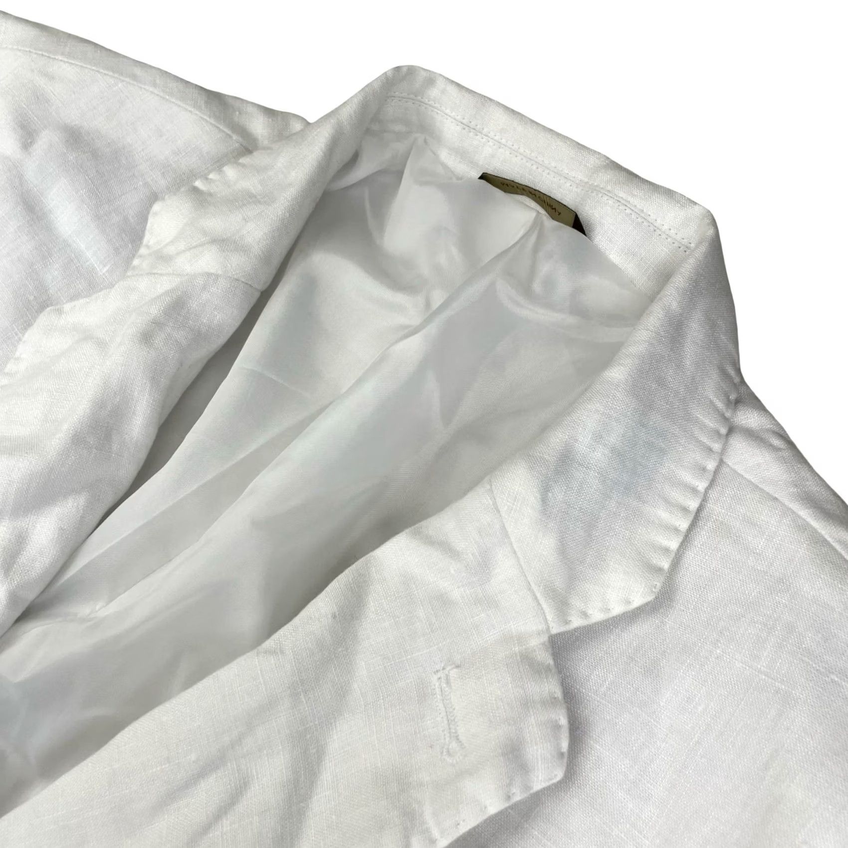 Tasso Elba Tasso Elba Island Blazer White XL Men's 100% Linen 2-Button Size 46R - 2 Thumbnail