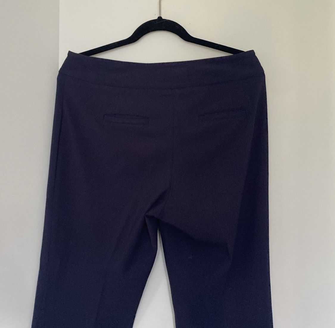 Other BRIGGS NEW YORK DARK BLUE PLEATED HIGH RISE DRESS PANTS Size 28" / US 6 / IT 42 - 4 Thumbnail
