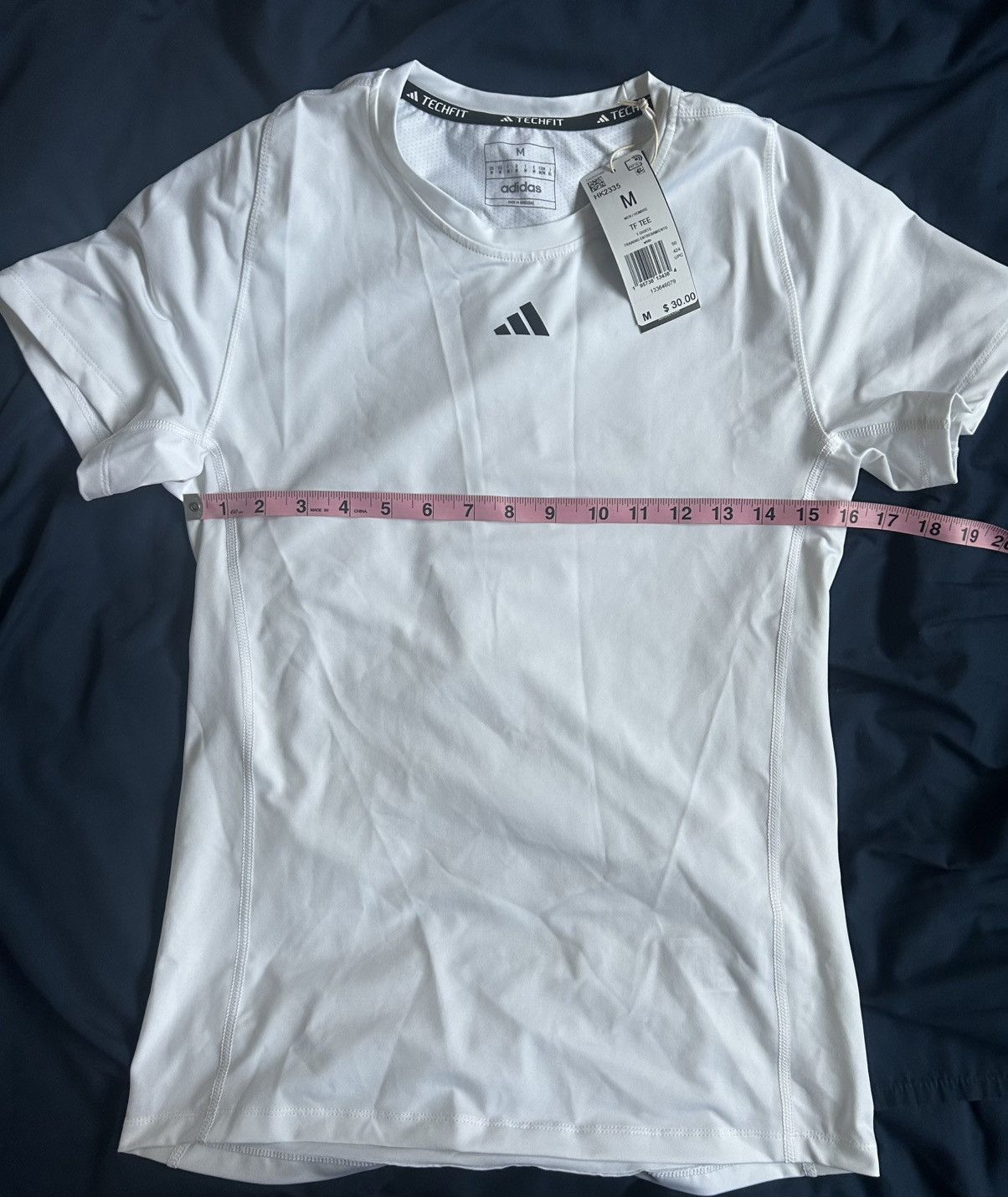 Adidas Adidas Techfit Training Tee Size Medium White BNWT Size US M / EU 48-50 / 2 - 6 Thumbnail