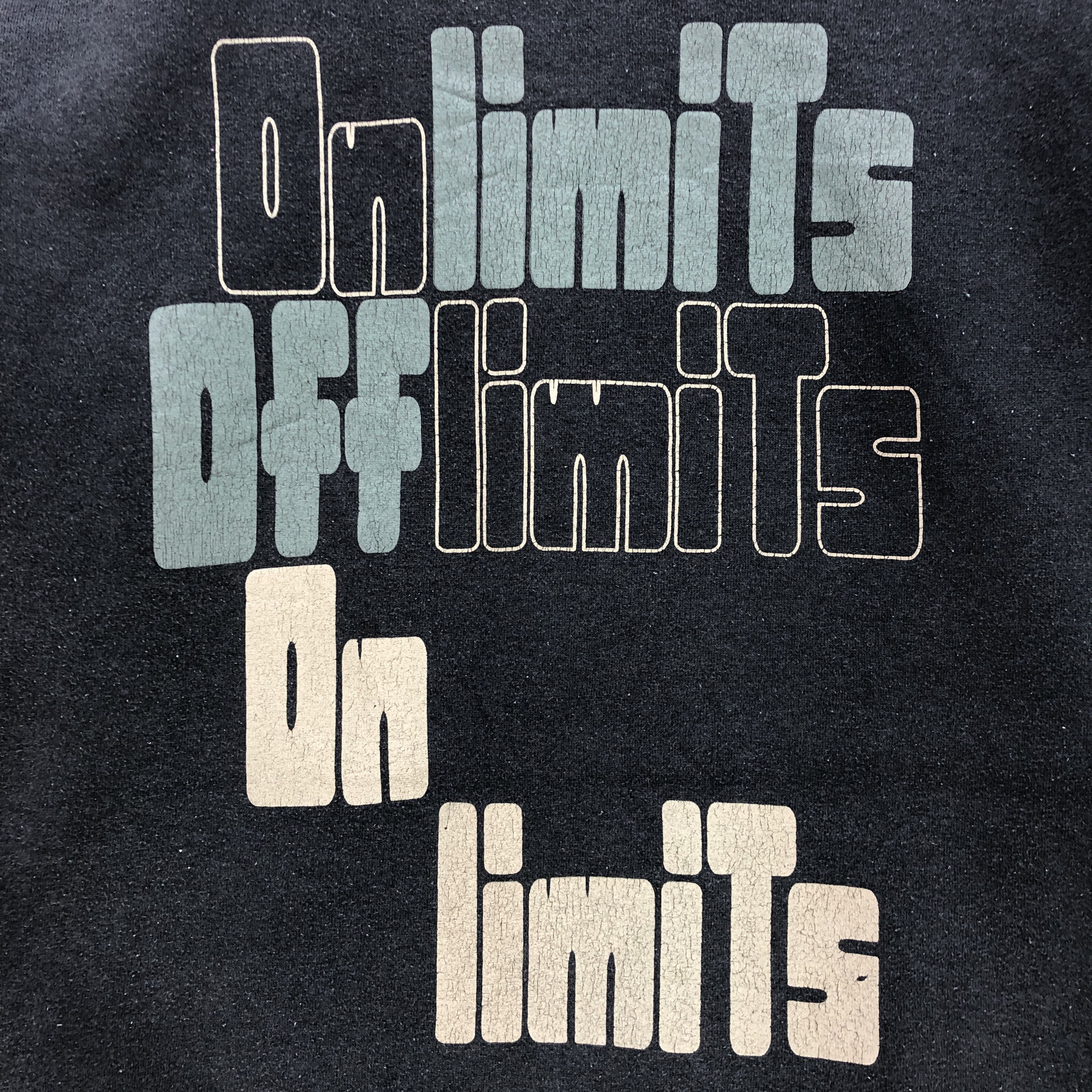 Japanese Brand 90s On Limit Off Limit Sweatshirt Crewneck Japanese Sweater Size US L / EU 52-54 / 3 - 5 Thumbnail