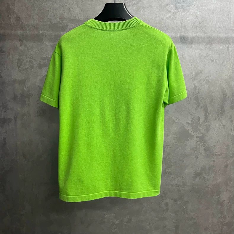 Louis Vuitton Louis Vuitton Green Solid Crew Neck Pullover Short Sleeve Size US S / EU 44-46 / 1 - 5 Thumbnail