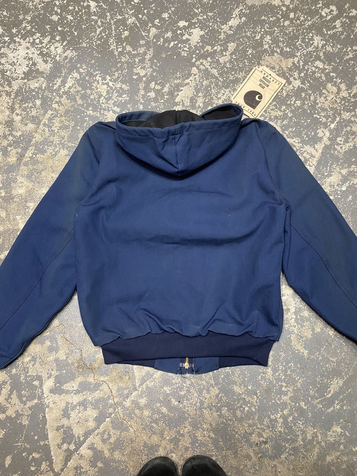 Carhartt × Vintage Vintage Carhartt Blue Hooded Active Jacket JR102 New Size US S / EU 44-46 / 1 - 10 Thumbnail