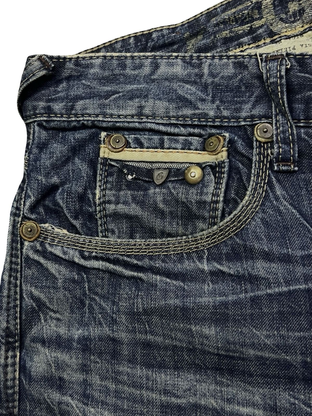 Guess Vintage GUESS Rebel Stretching Denim Jeans Made in USA W37 Size US 37 - 8 Thumbnail