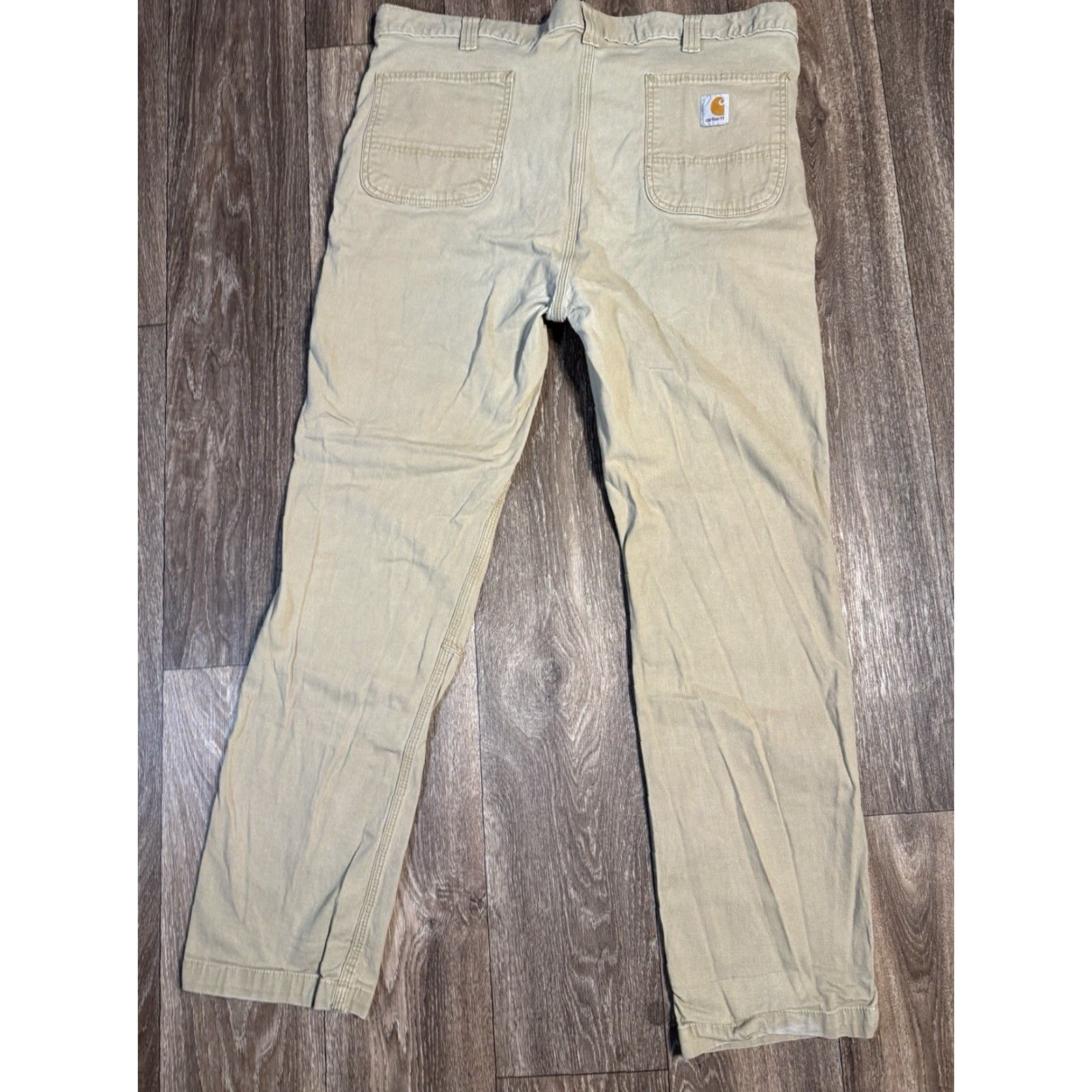 Carhartt Carhartt Workwear Khaki Tan Straight Fit 40x32 Pants Men Beige Khakis Pockets Size US 40 / EU 56 - 5 Thumbnail