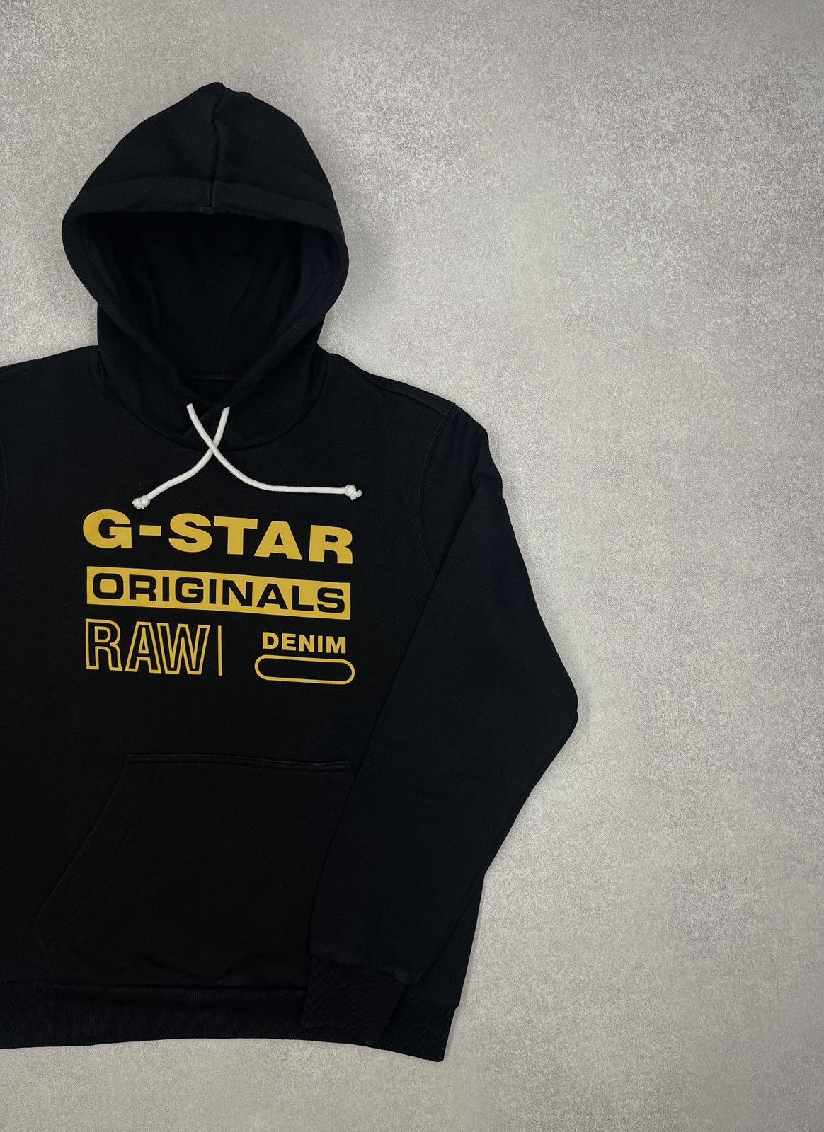 G-Star Mens G Star Raw Swando Hoodie Black Big Logo Size XL Size US XL / EU 56 / 4 - 3 Thumbnail