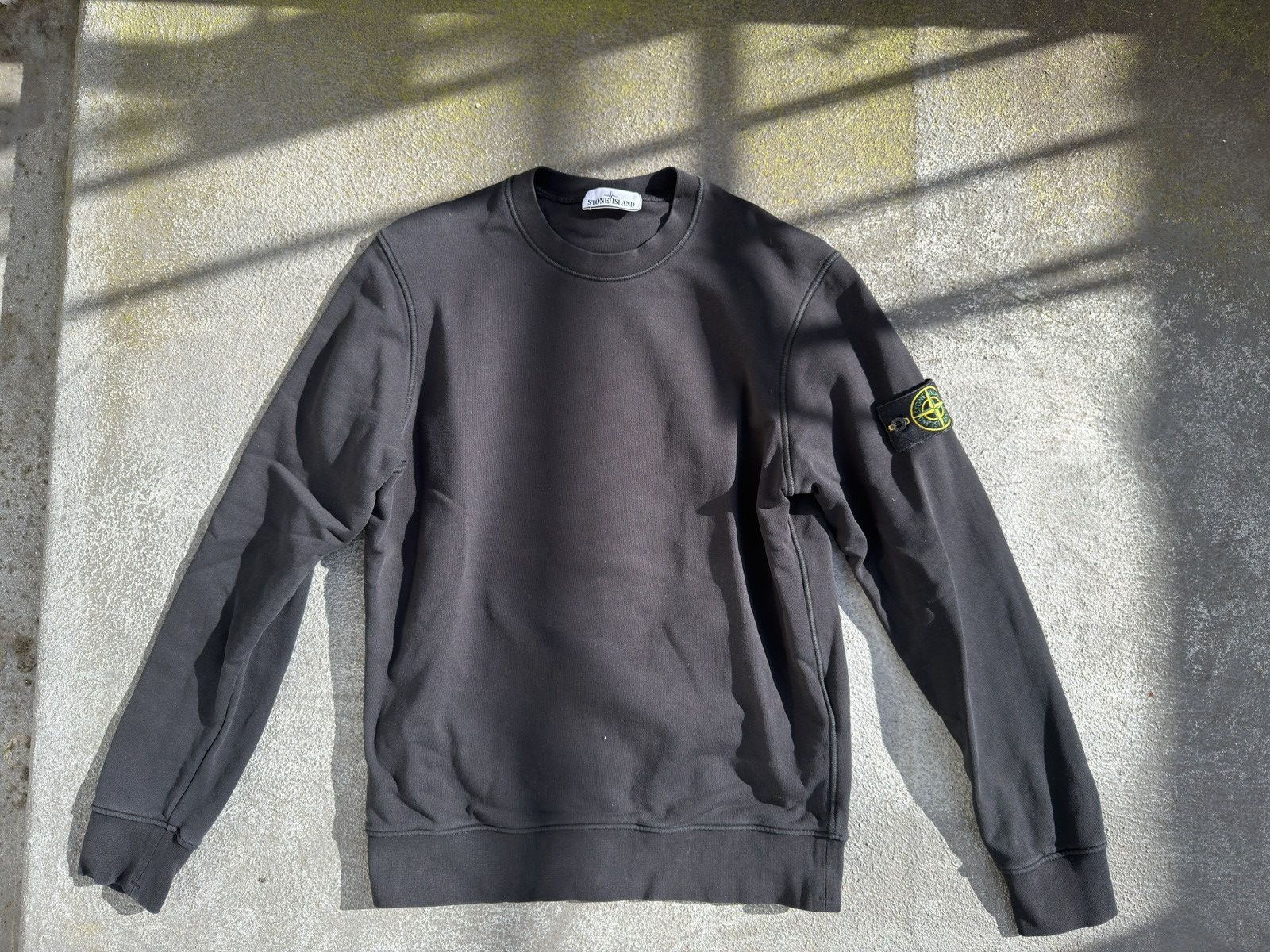 Stone Island Stone Island Crew Neck Sweatshirt Black Medium Size US M / EU 48-50 / 2 - 2 Thumbnail