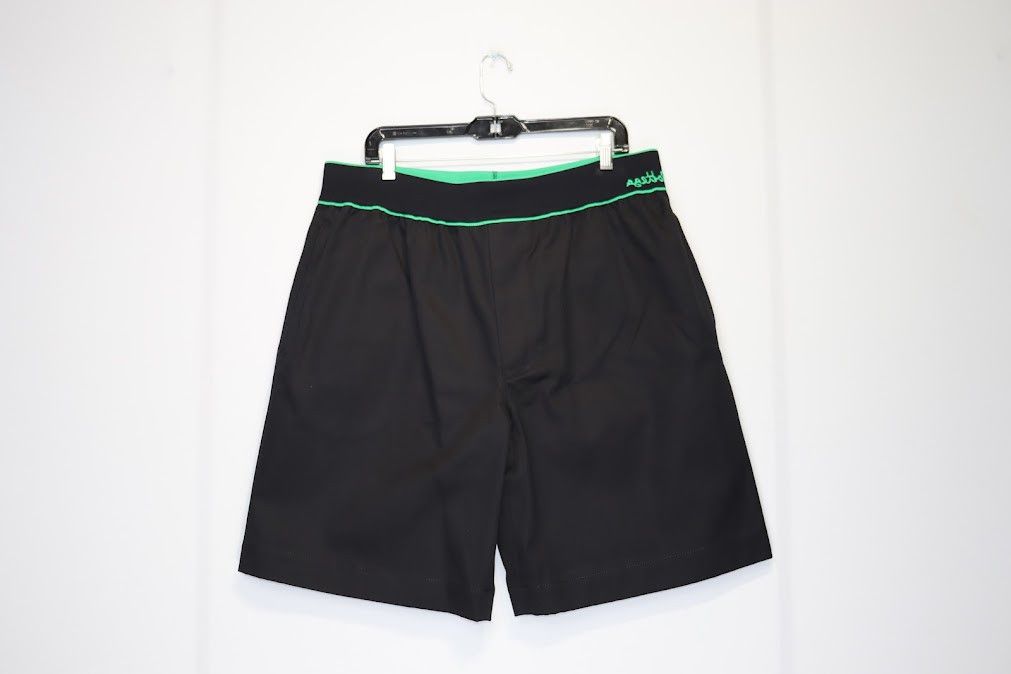 image of Bottega Veneta O1Rshd Q2 Sanded Cotton Twill Shorts In Black, Men's (Size 32)