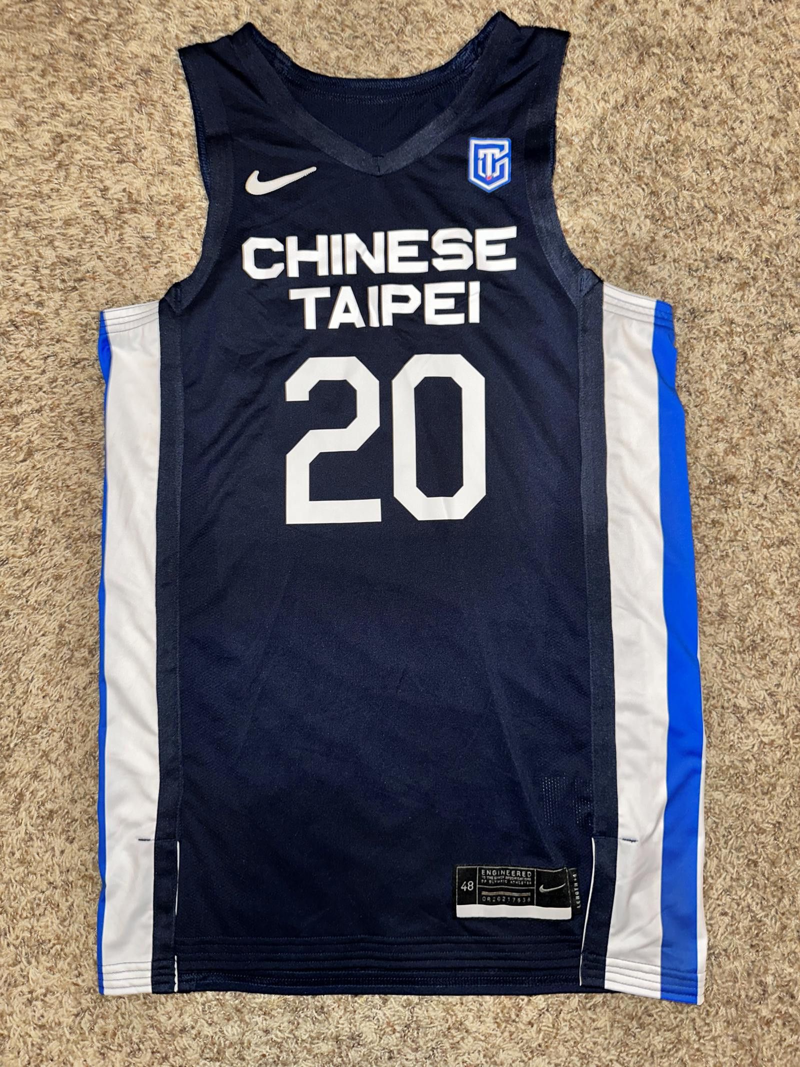 image of Nike 2020 Tokyo Olympic Game Issued Jersey in Blue, Men's (Size XL)