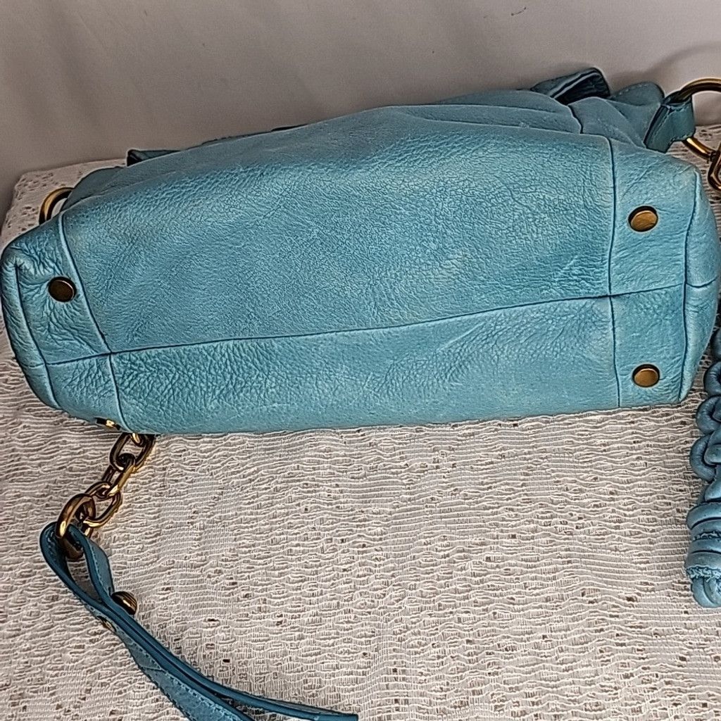 A.L.C. NWOT ALC A.L.C. Vegan leather blue chain shoulder bag rare Size ONE SIZE - 7 Thumbnail