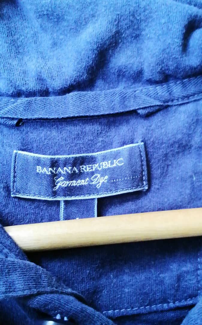 Banana Republic Polo made in vietnam single stich blue dye garment dye Size US L / EU 52-54 / 3 - 4 Thumbnail