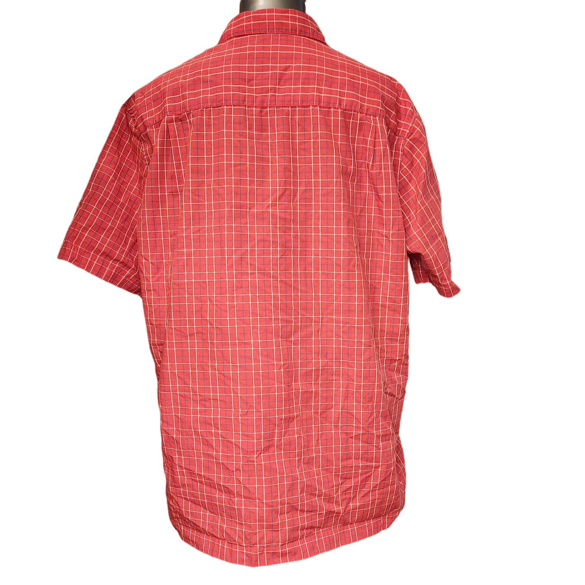 John Ashford JA | John Ashford Men's Short Sleeve Red Plaid Button Down C Size US XL / EU 56 / 4 - 2 Thumbnail