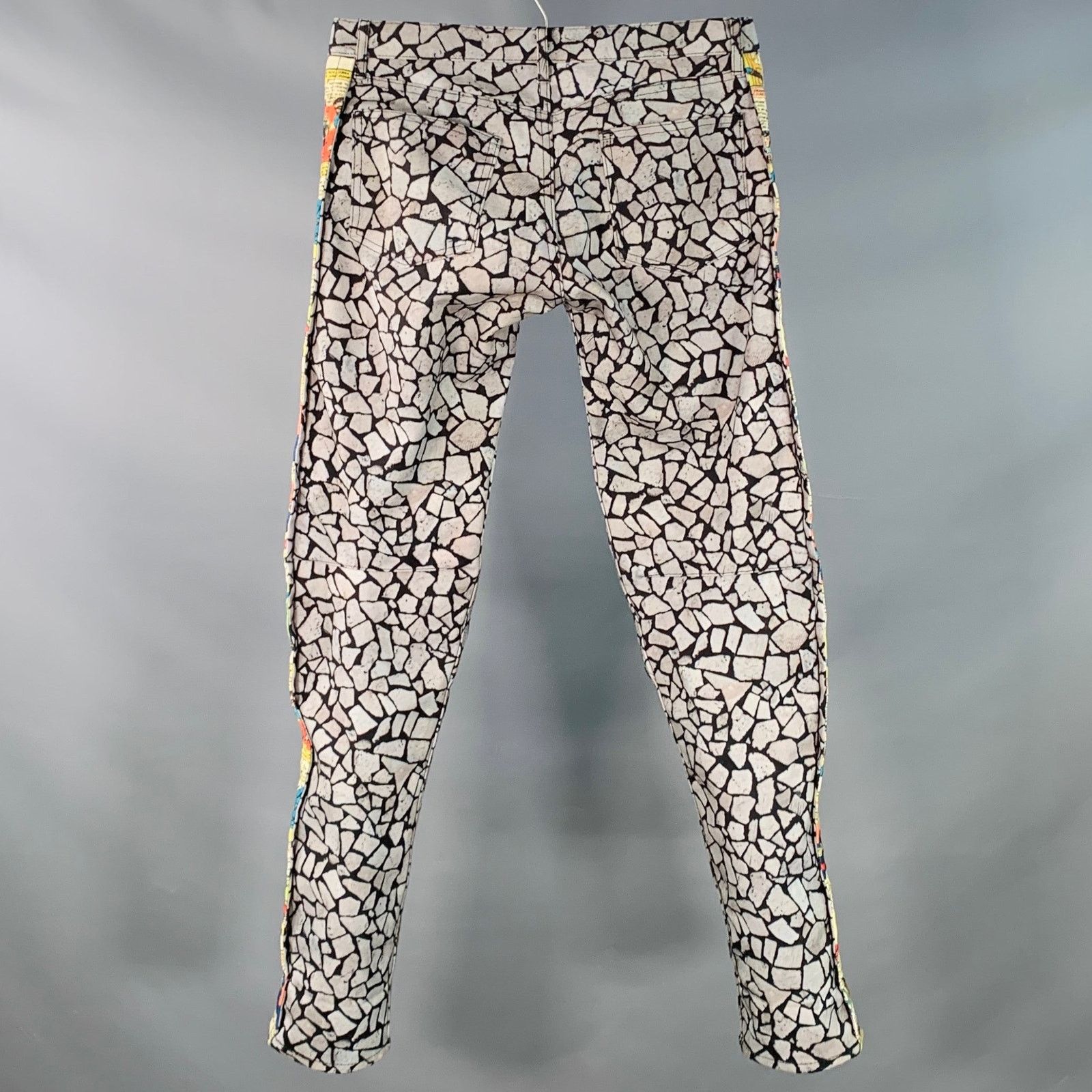 Comme des Garcons Homme Plus COMME des GARCONS HOMME PLUS Comic Denim Jeans Size US 32 / EU 48 - 3 Thumbnail