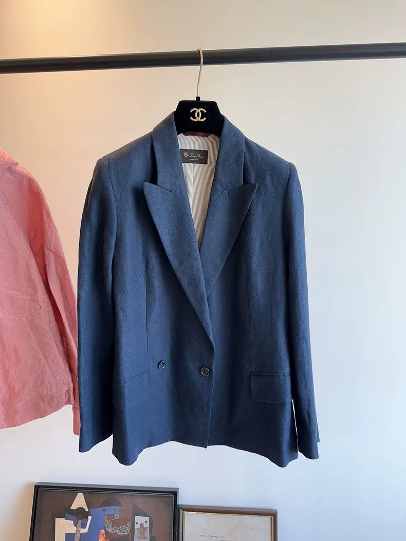 Loro Piana Linen Blazer Jacket-