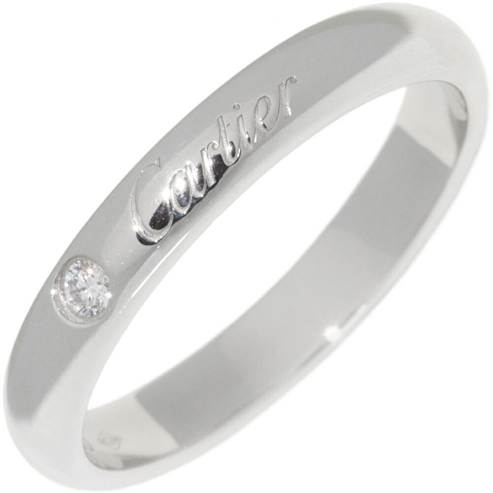 Cartier Cartier Cartier C De Cartier Pt950 Diamond Ring Size 51 Precious Metal Ring B42322 DUTY FREE for USA Size ONE SIZE - 1 Thumbnail