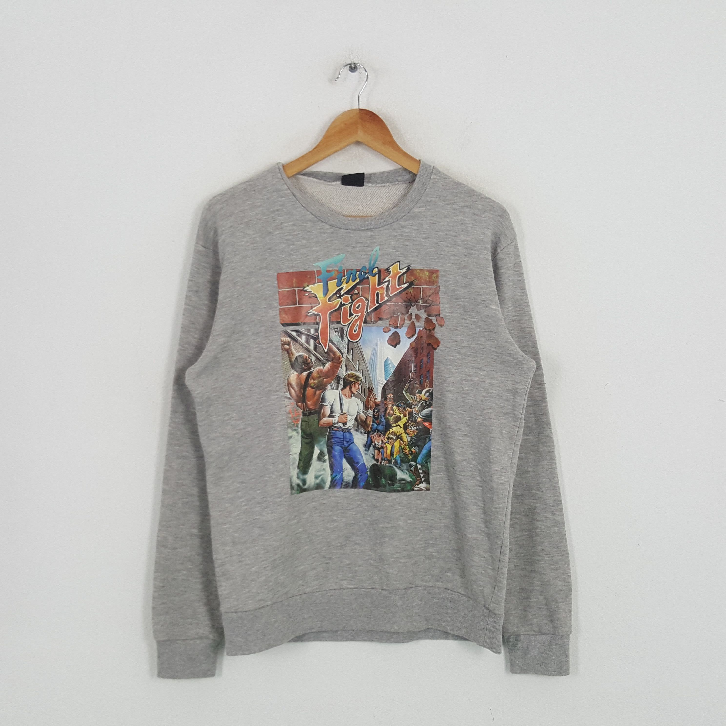 Vintage Final Fight Playstation Video Game Sweatshirt