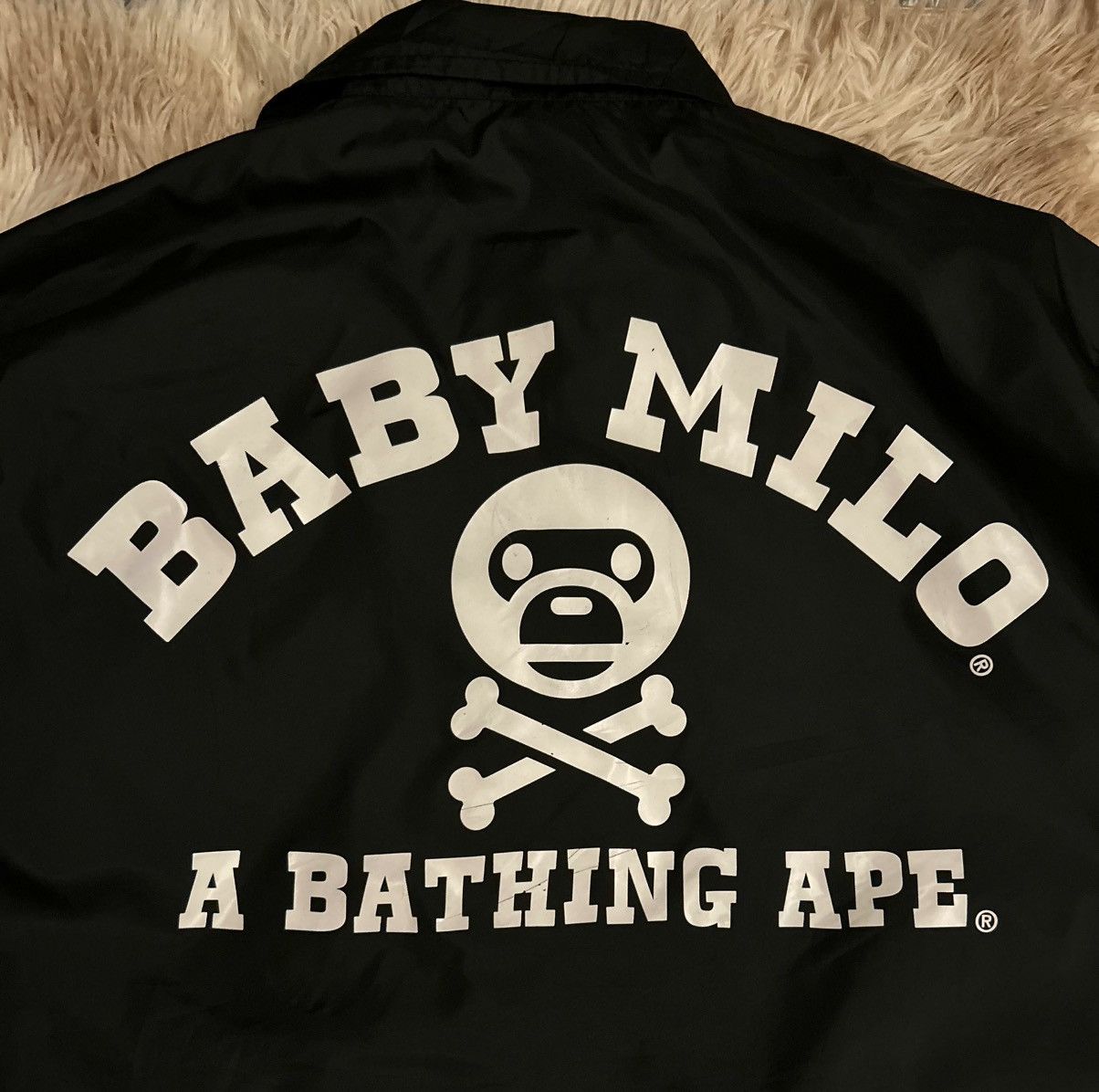 Bape 💥RARE💥 BAPE BABY MILO PIRATE BUTTON UP COACH JACKET Size US M / EU 48-50 / 2 - 3 Thumbnail