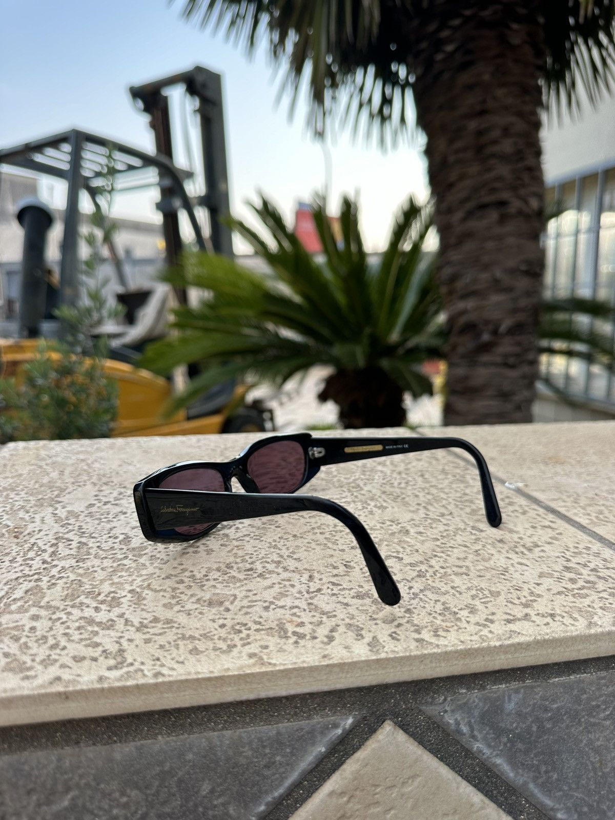 Salvatore Ferragamo Salvatore Ferragamo Sunglasses Black 2007 Size ONE SIZE - 3 Thumbnail