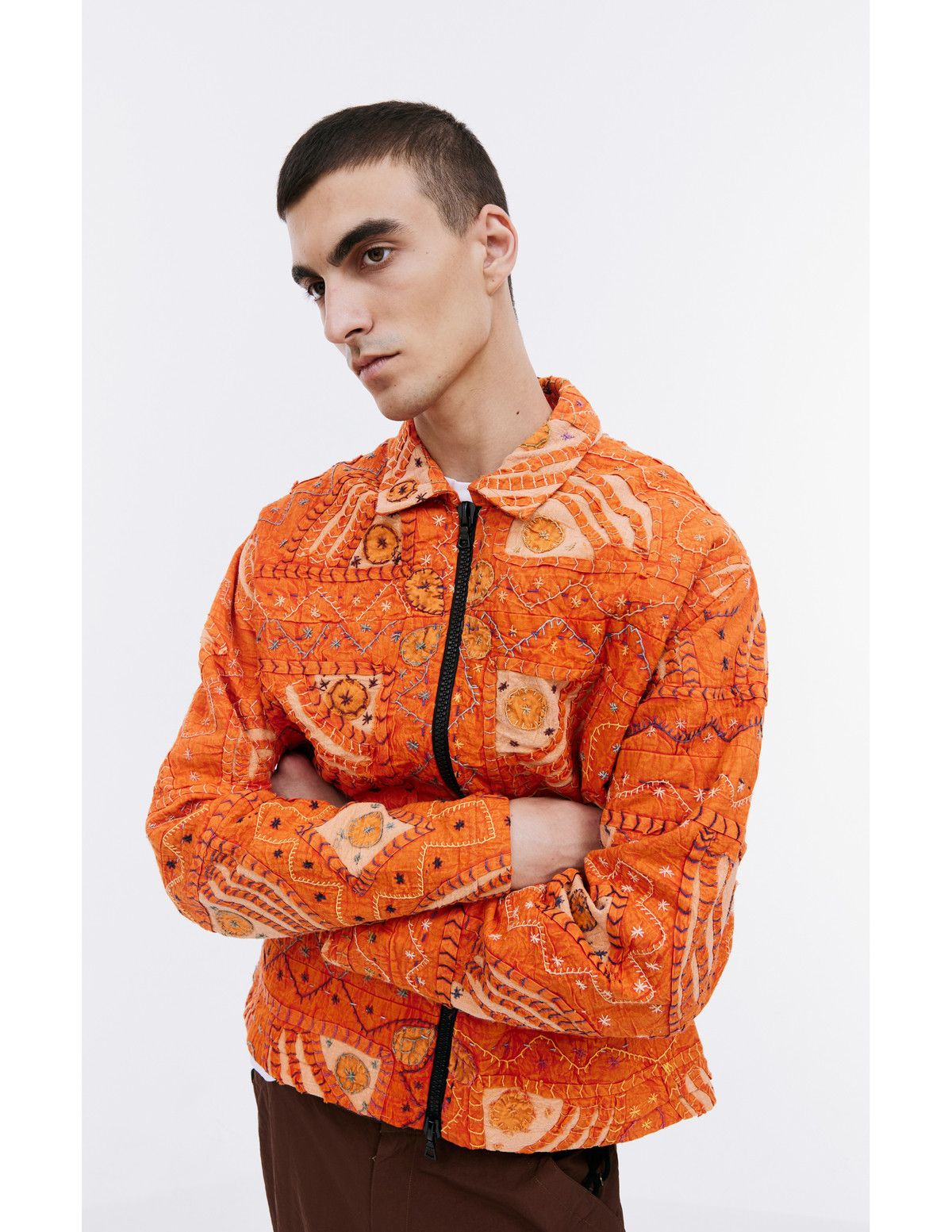 Kartik Research Karu Research Handcrafted Quilted Jacket Size L / US 10 / IT 46 - 9 Thumbnail