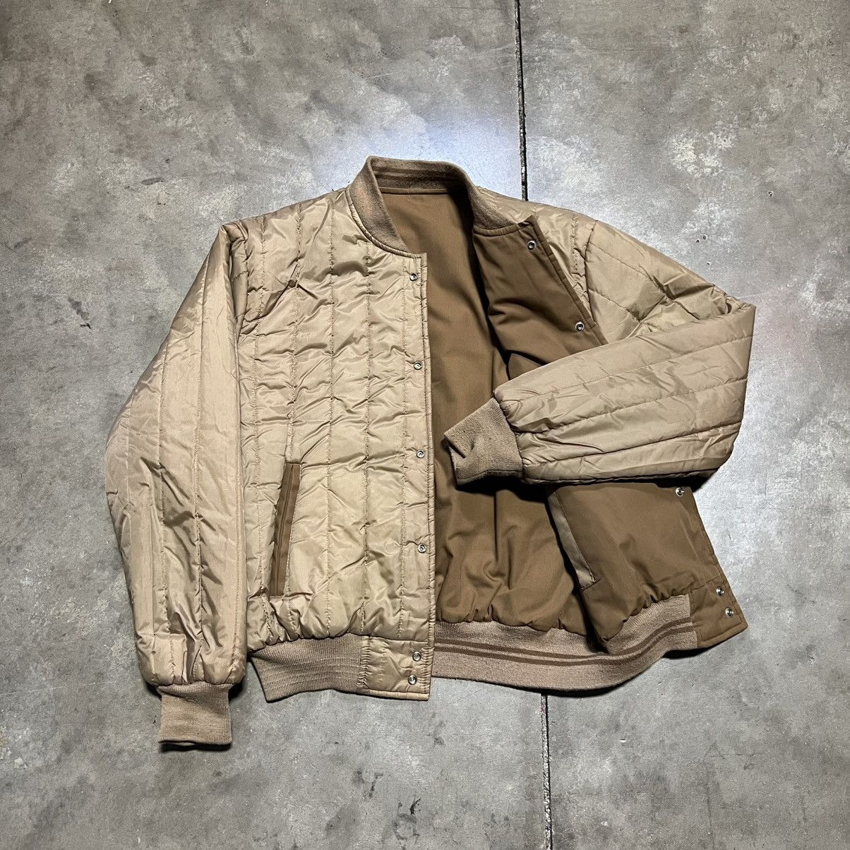 Eddie Bauer Vintage 90s Quilted Puffer Jacket Bomber Reversible Eddie Size US L / EU 52-54 / 3 - 4 Thumbnail