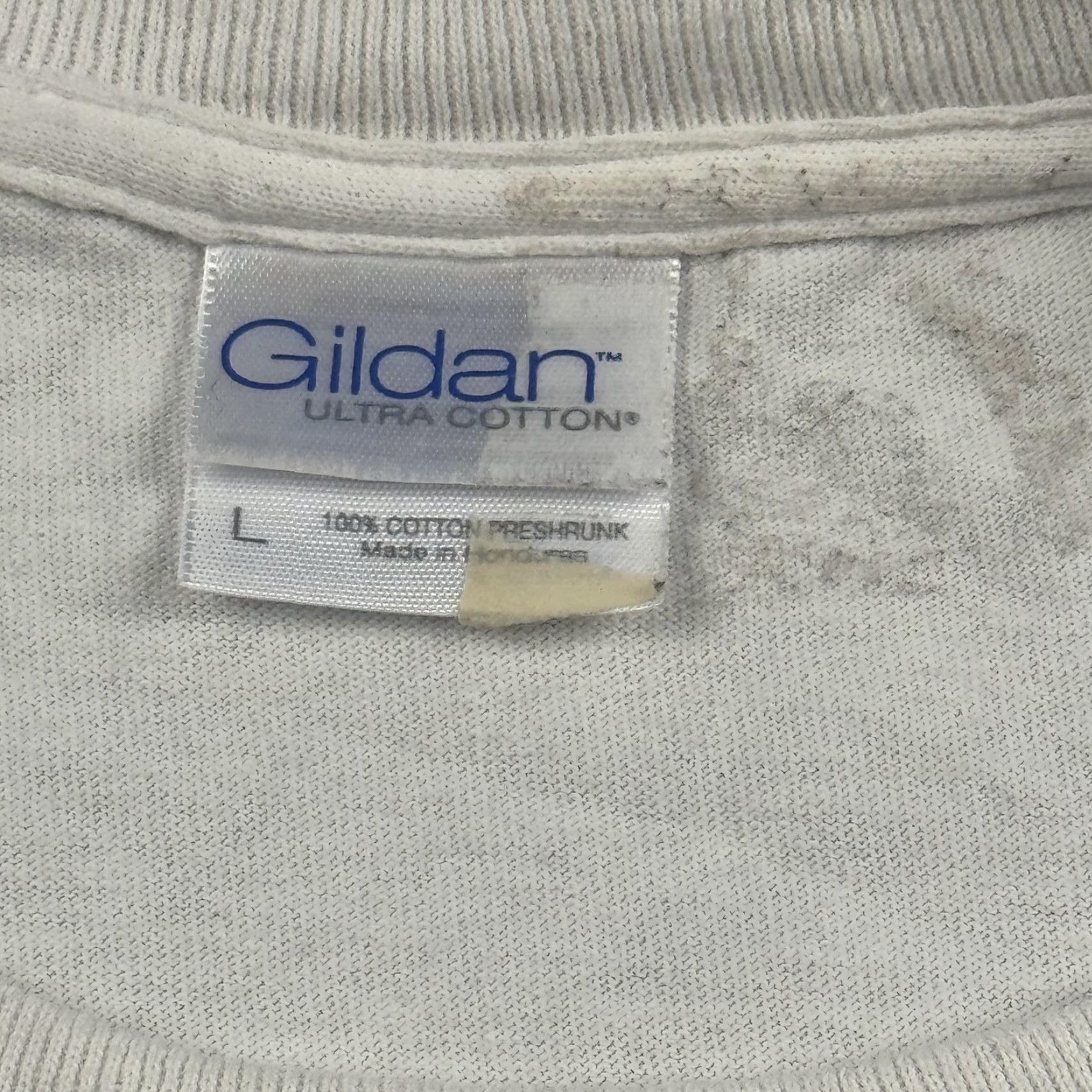 Gildan VINTAGE Mark Sultan Gildan Shirt Graphic Tee Large White Music Band Garage Rock Mens Size US L / EU 52-54 / 3 - 6 Thumbnail