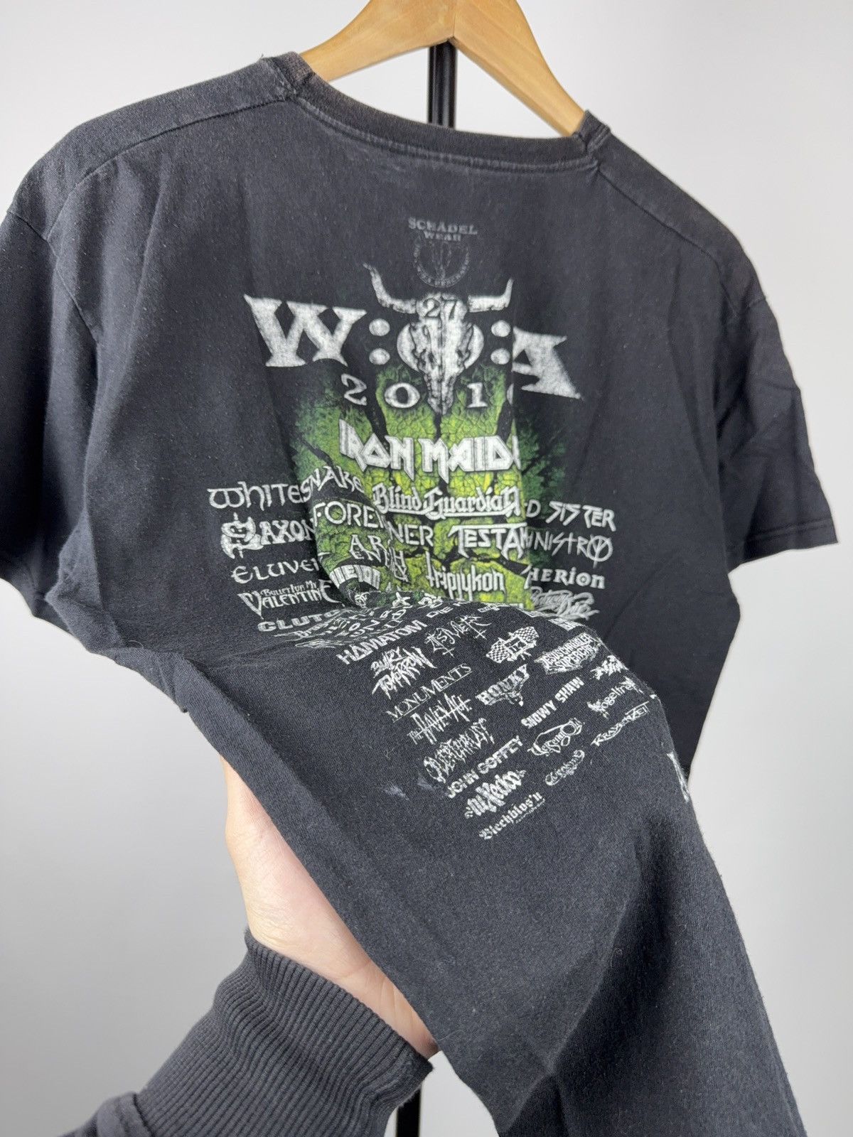 Vintage RARE Wacken 2016 Festival Band Tee Punk Metal Tour Shirt Size US L / EU 52-54 / 3 - 16 Thumbnail