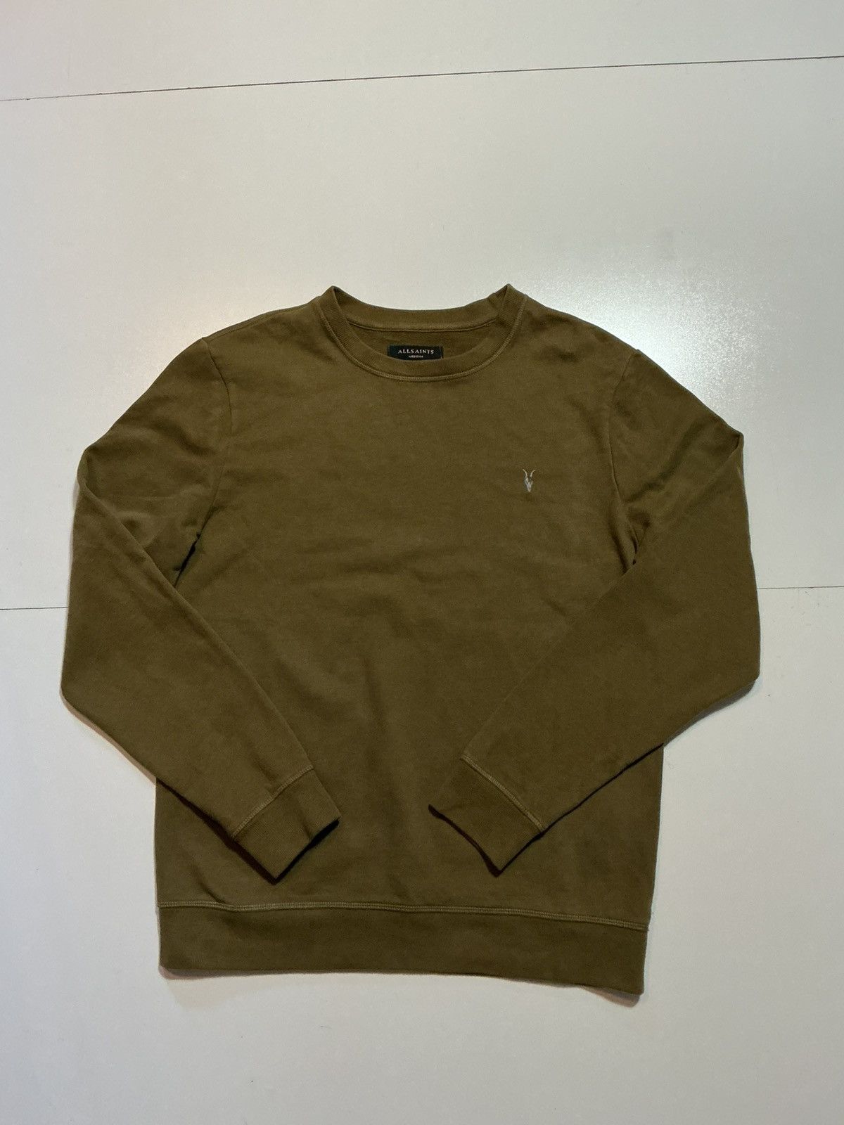 Allsaints $318 Allsaints Ram Skull Olive Green Aven 2PC Set Sweatsuit Size US M / EU 48-50 / 2 - 2 Thumbnail