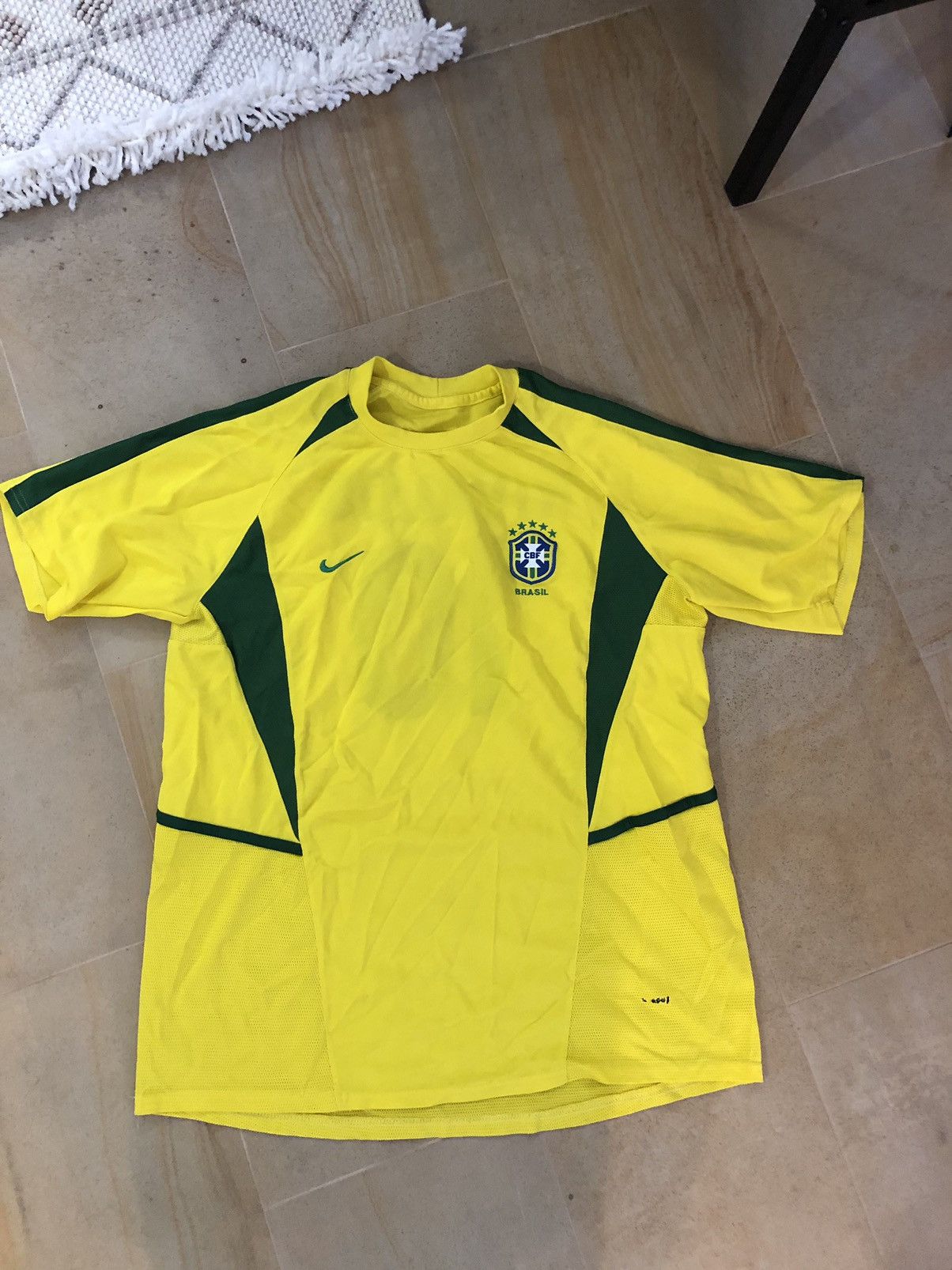 Vintage VINTAGE BRAZIL #10 RIVALDO BOOTLEG JERSEY Size US L / EU 52-54 / 3 - 1 Thumbnail