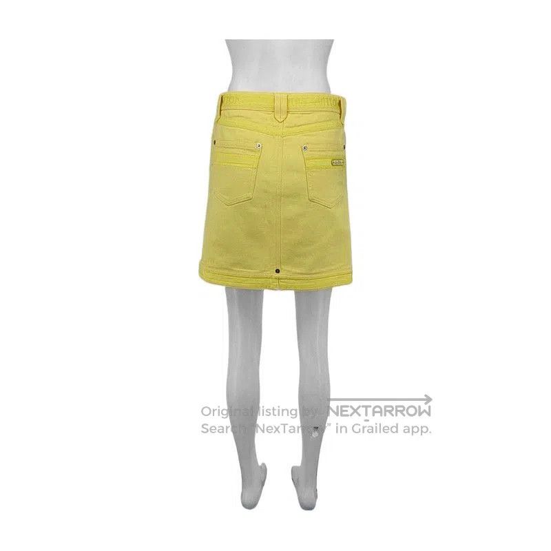 Louis Vuitton Louis Vuitton Yellow Cotton Mini Skirt for Women . Size 22" - 2 Thumbnail