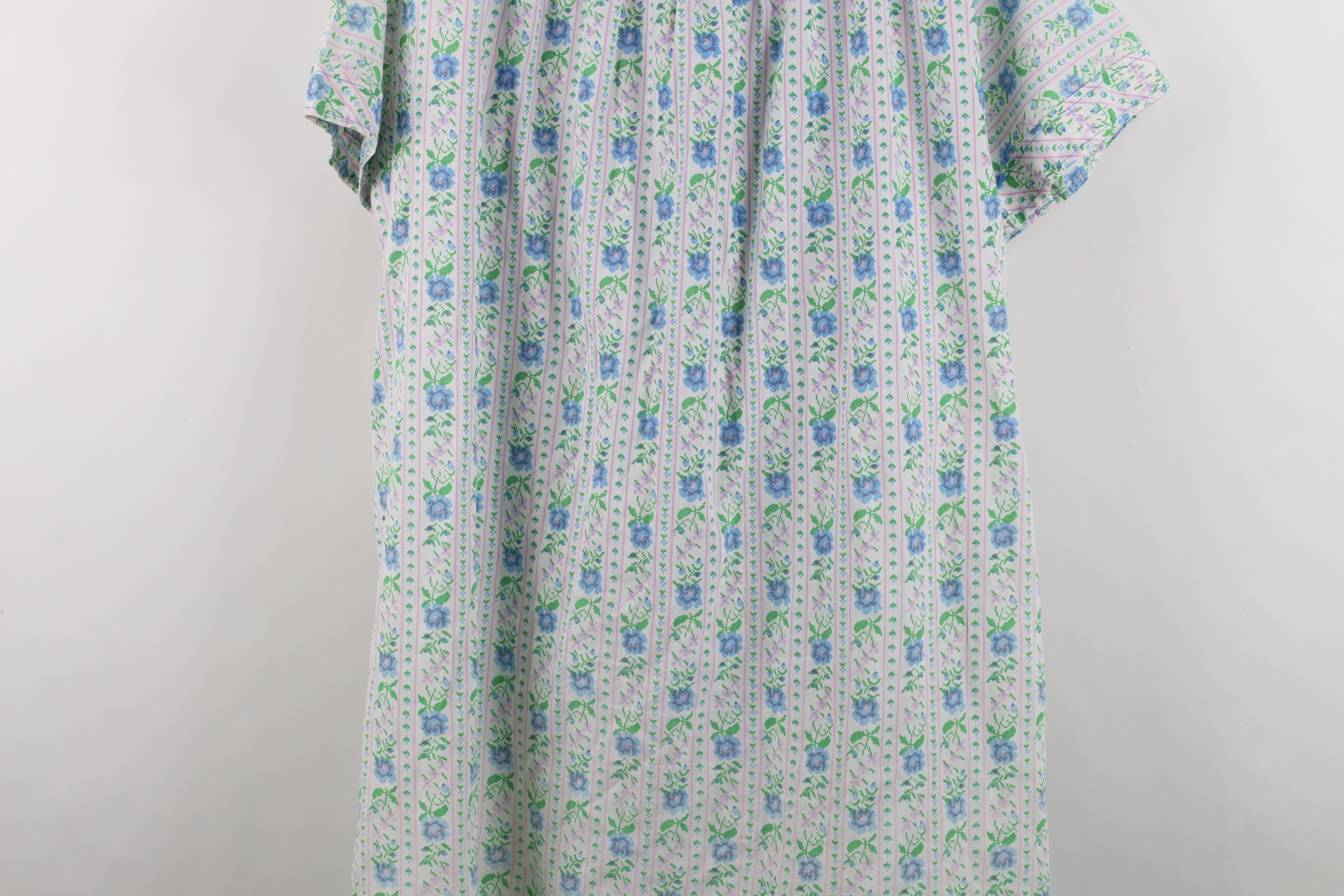 Vintage Vintage 70s Streetwear Snap Button Night Sleep Gown Shirt Size XL / US 12-14 / IT 48-50 - 14 Thumbnail